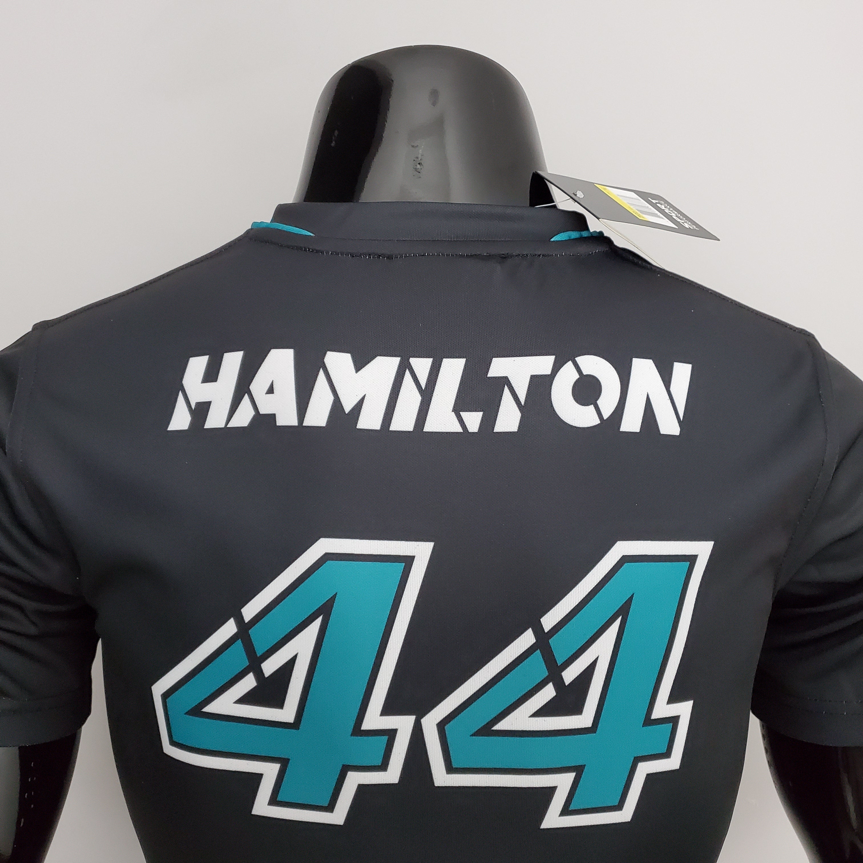 Mercedes F1 2023 T-Shirt – Player Fit – Lewis Hamilton #44 AMG | Black