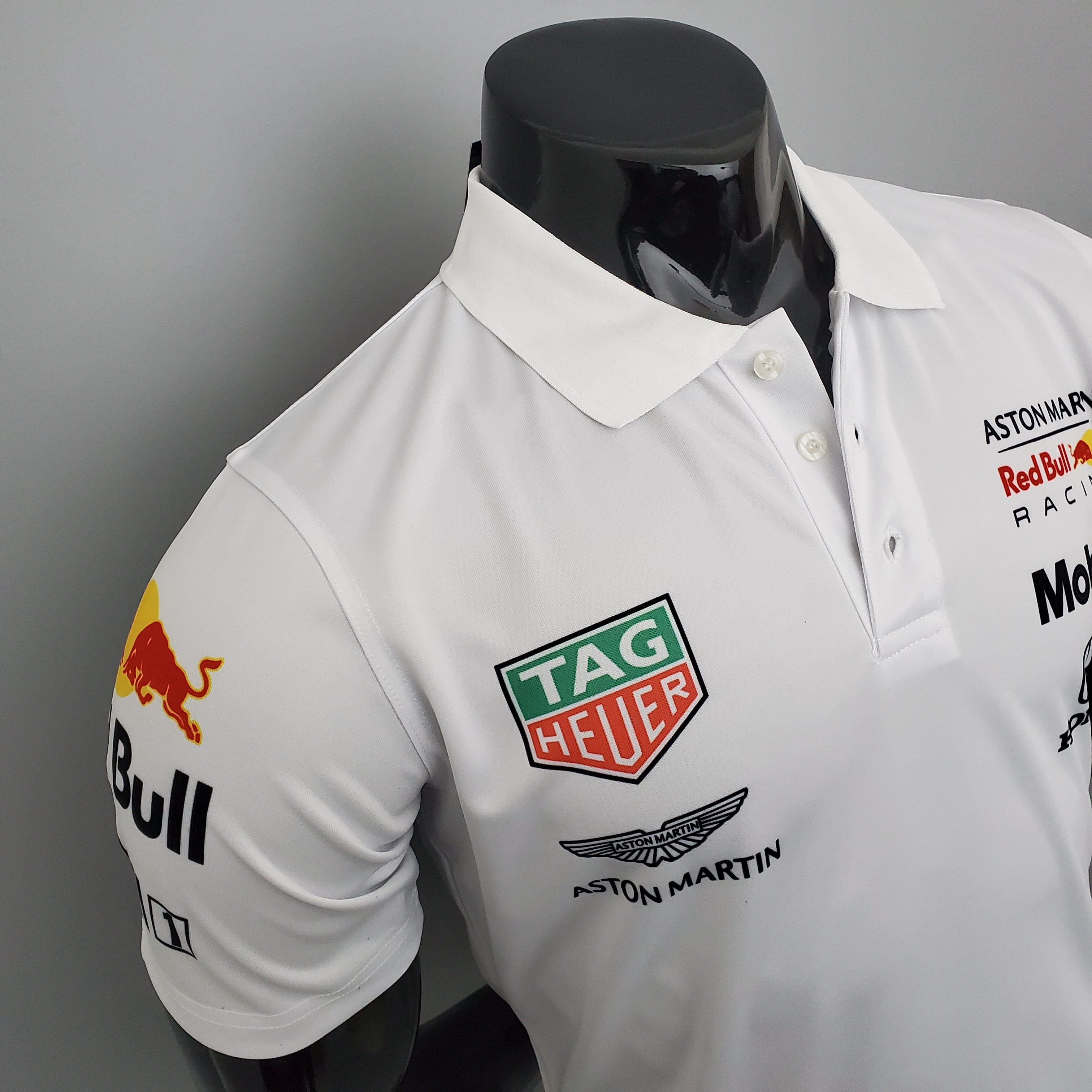 Red Bull Racing F1 2023 Polo – Player Fit Tag Heuer | White