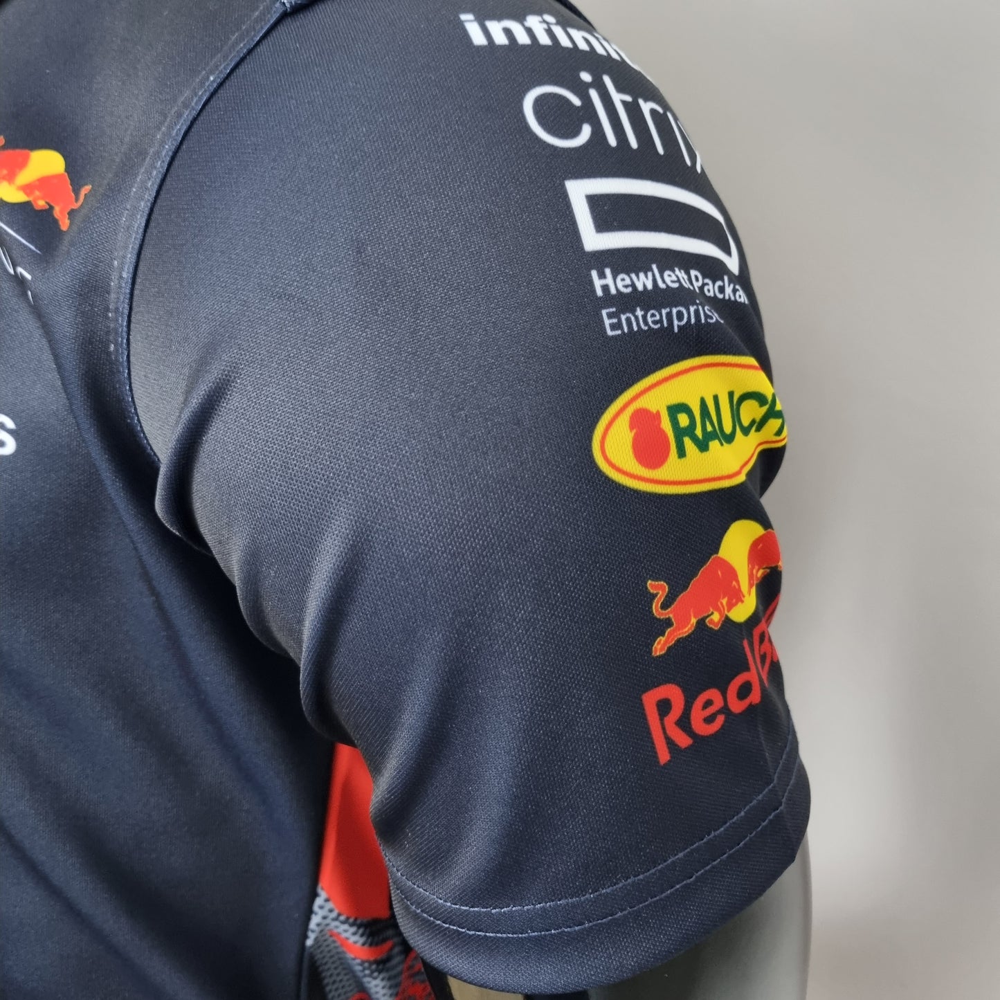 Red Bull Racing F1 2023 Polo – Player Fit Tag Heuer| Navy Blue