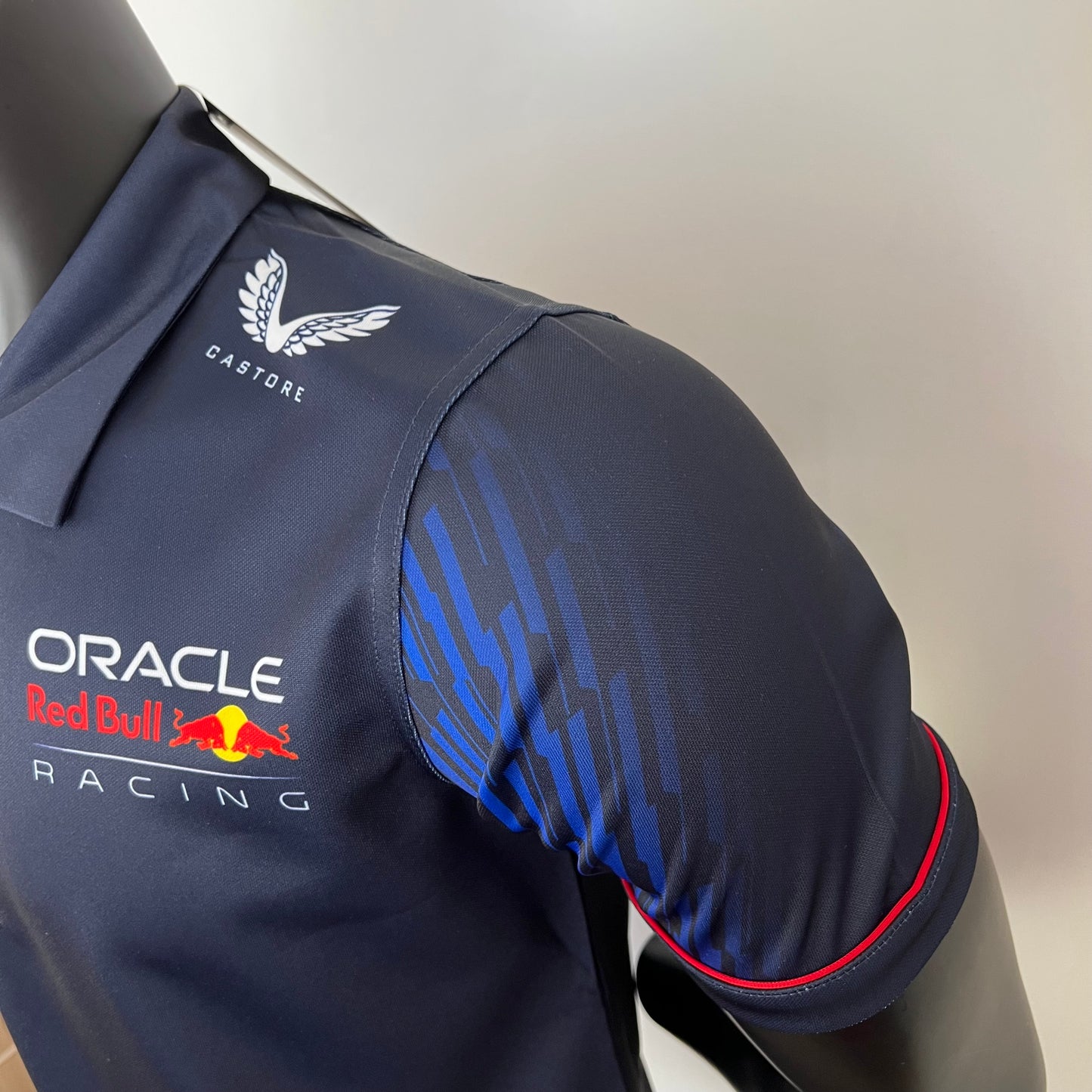 Red Bull Racing F1 2023 Polo – Player Fit – Sergio Perez #11 | Navy Blue