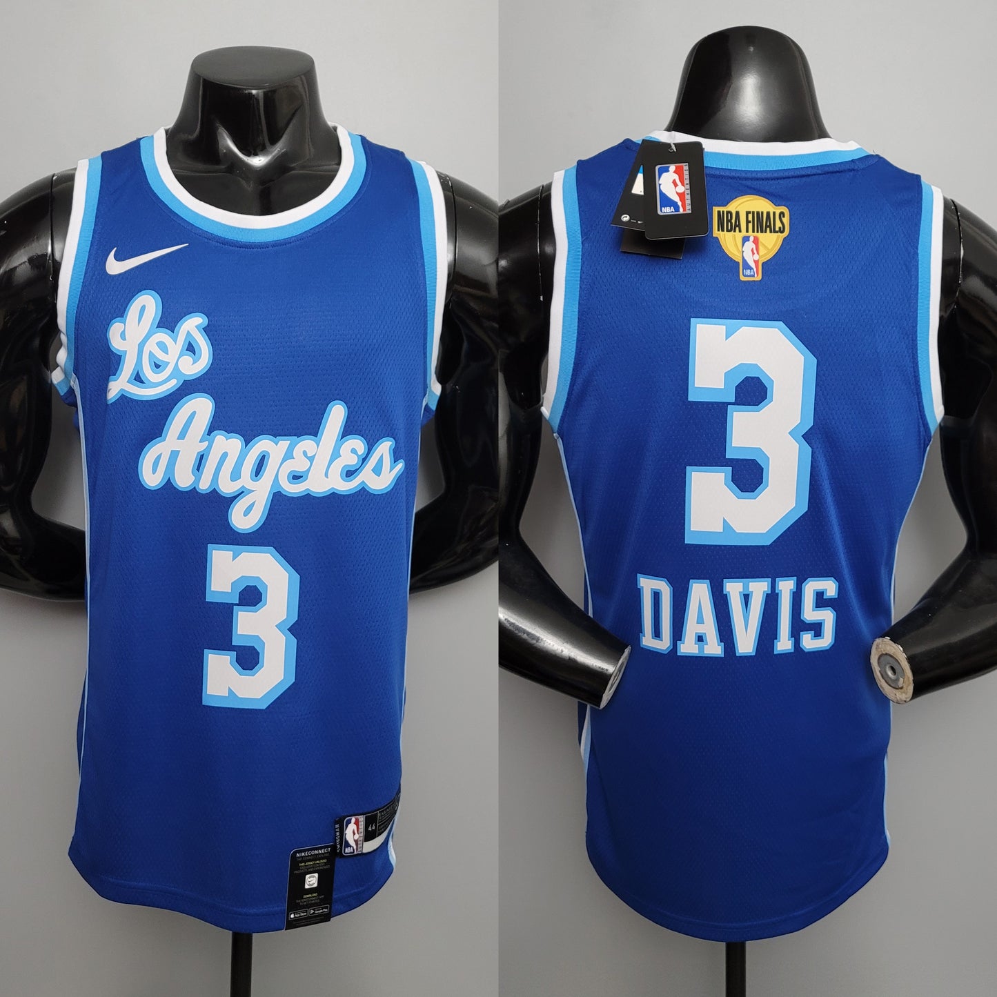 2022 Los Angeles Davis #3 Retro Basketball Jersey