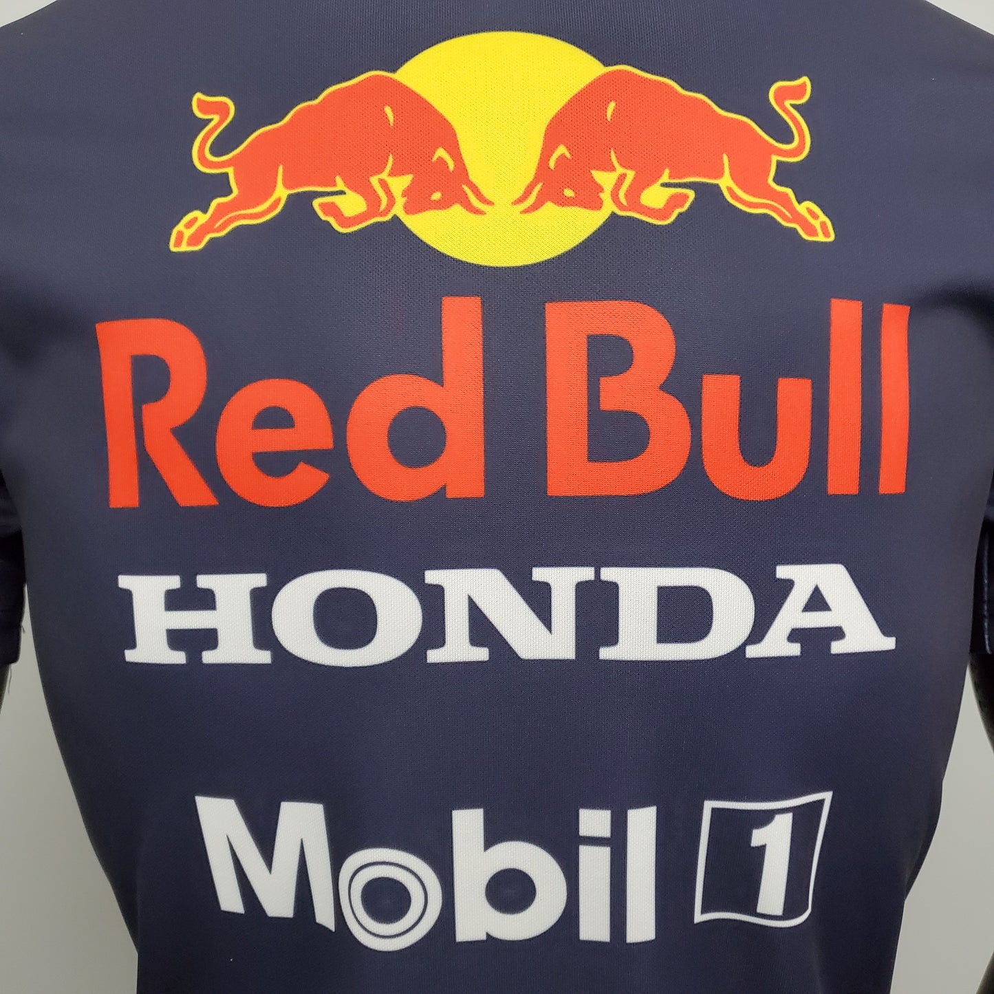 Red Bull Racing F1 2023 Player Fit T-Shirt – Max Verstappen #1 Honda | Navy Blue