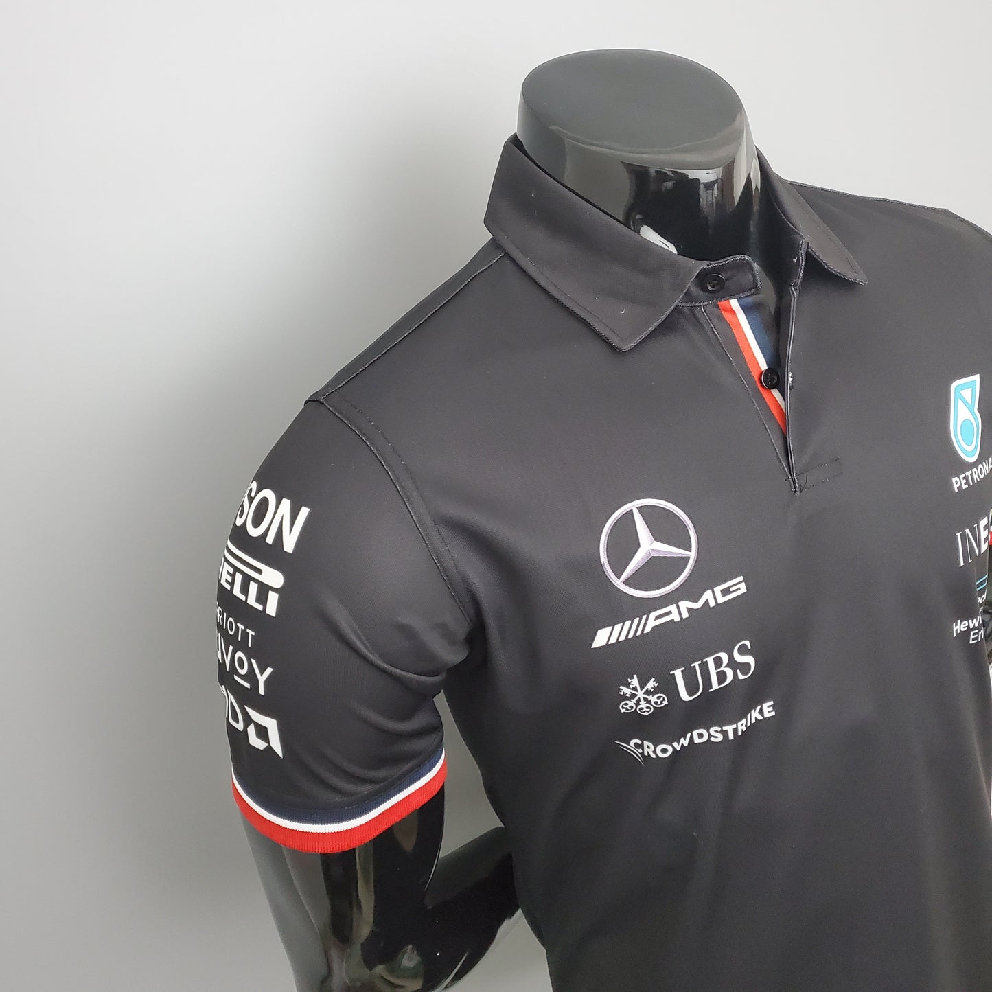 Mercedes F1 2023 Polo - Player Fit Petronas | Black
