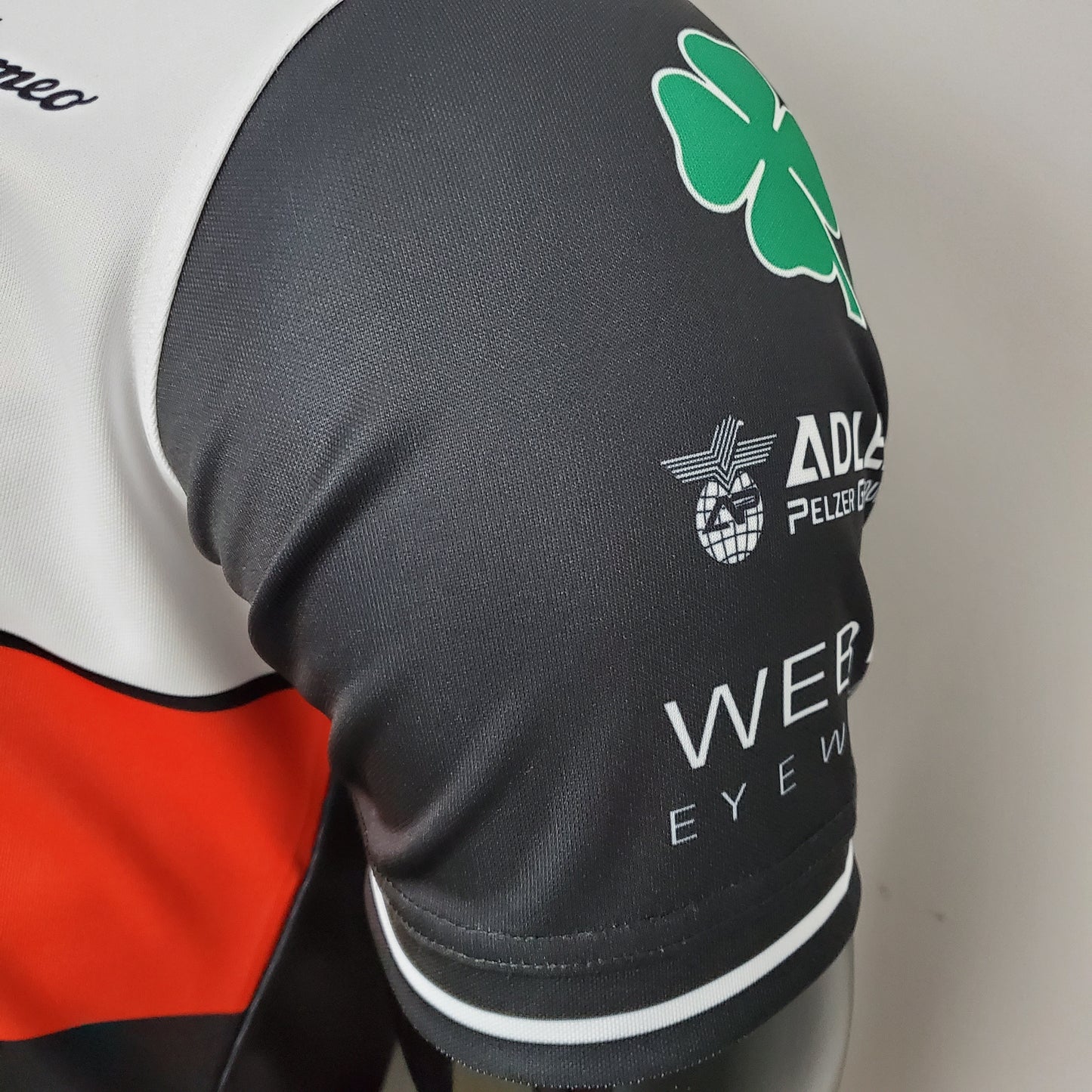 Alfa Romeo F1 2023 Polo – Player Fit | Black White Red