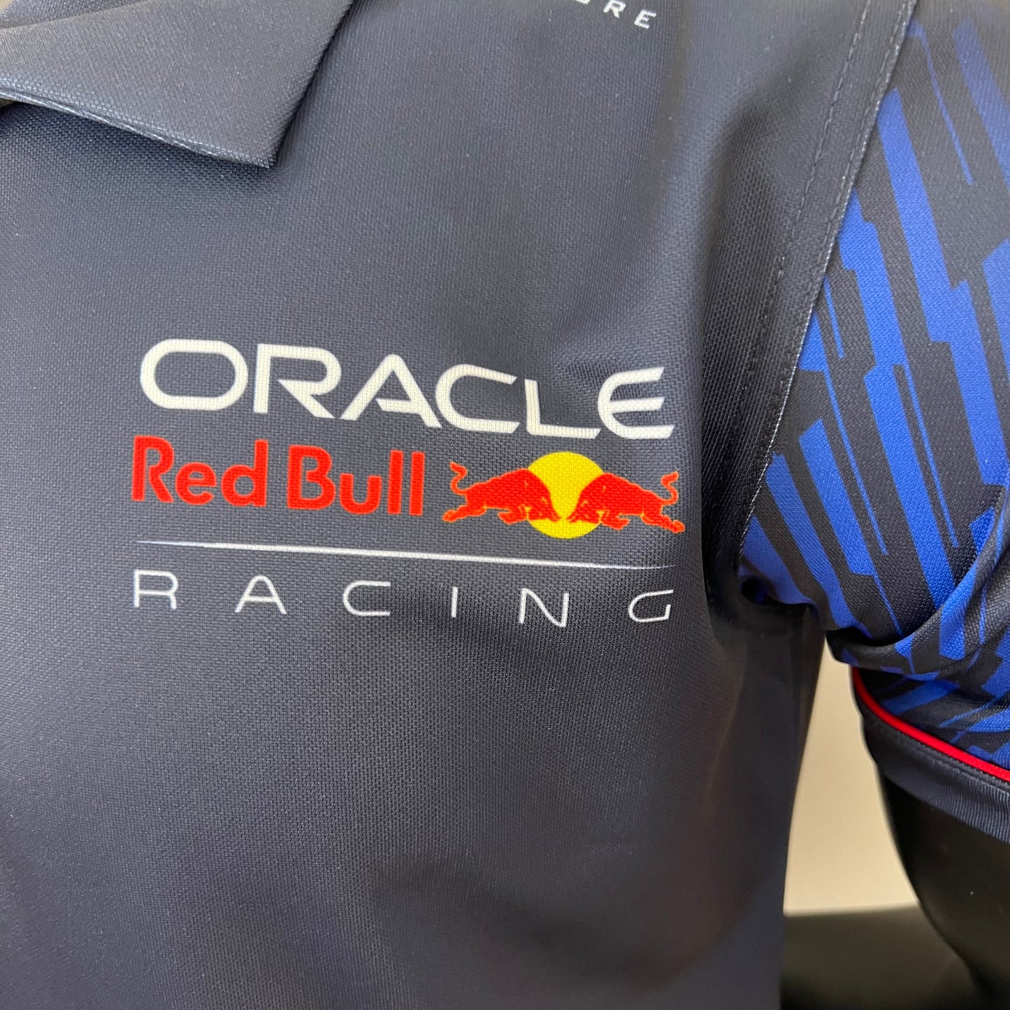 Red Bull Racing F1 2023 Player Fit Polo – Max Verstappen #1 | Navy Blue