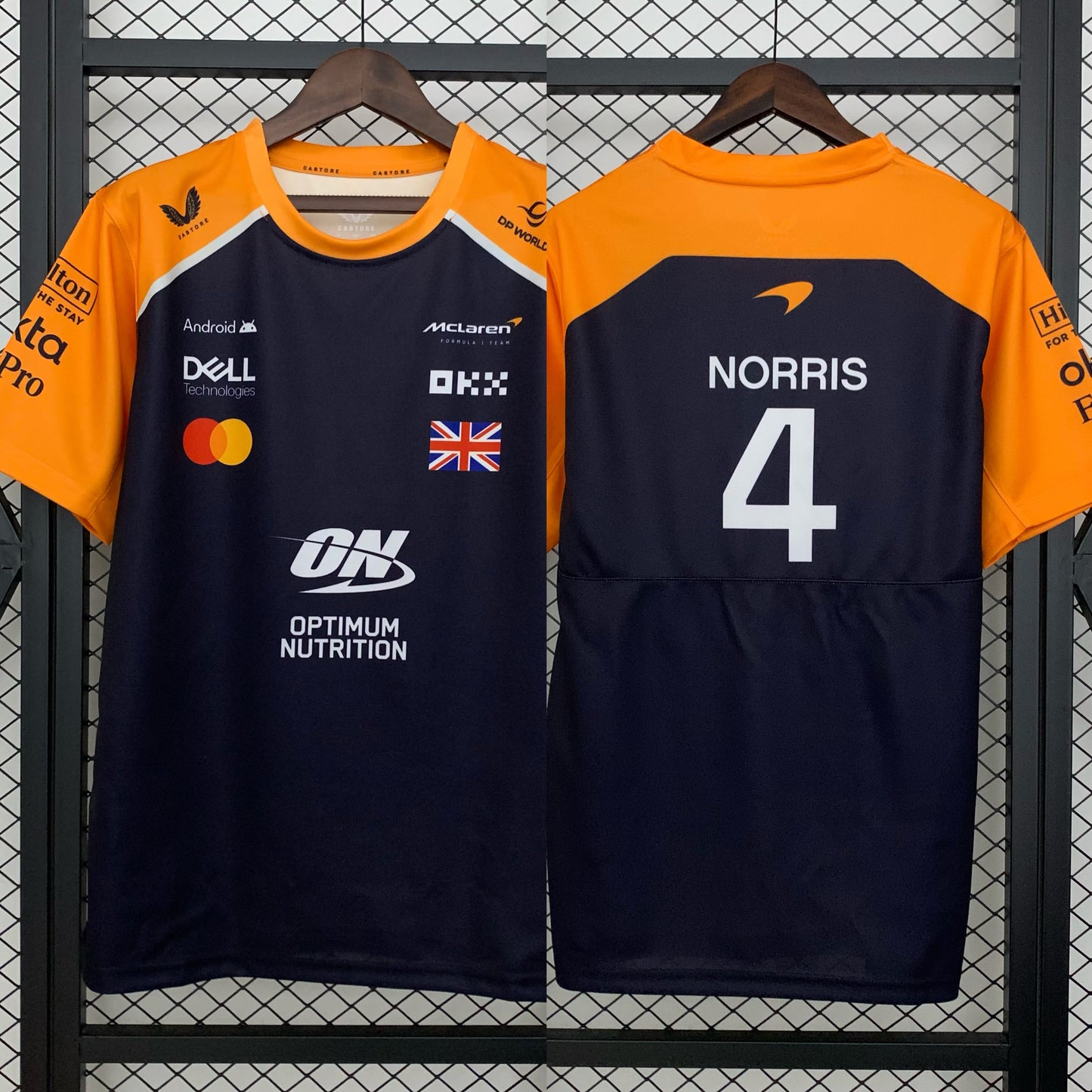 McLaren F1 2023 T-Shirt – Team Edition – Lando Norris #4 | Dark Blue
