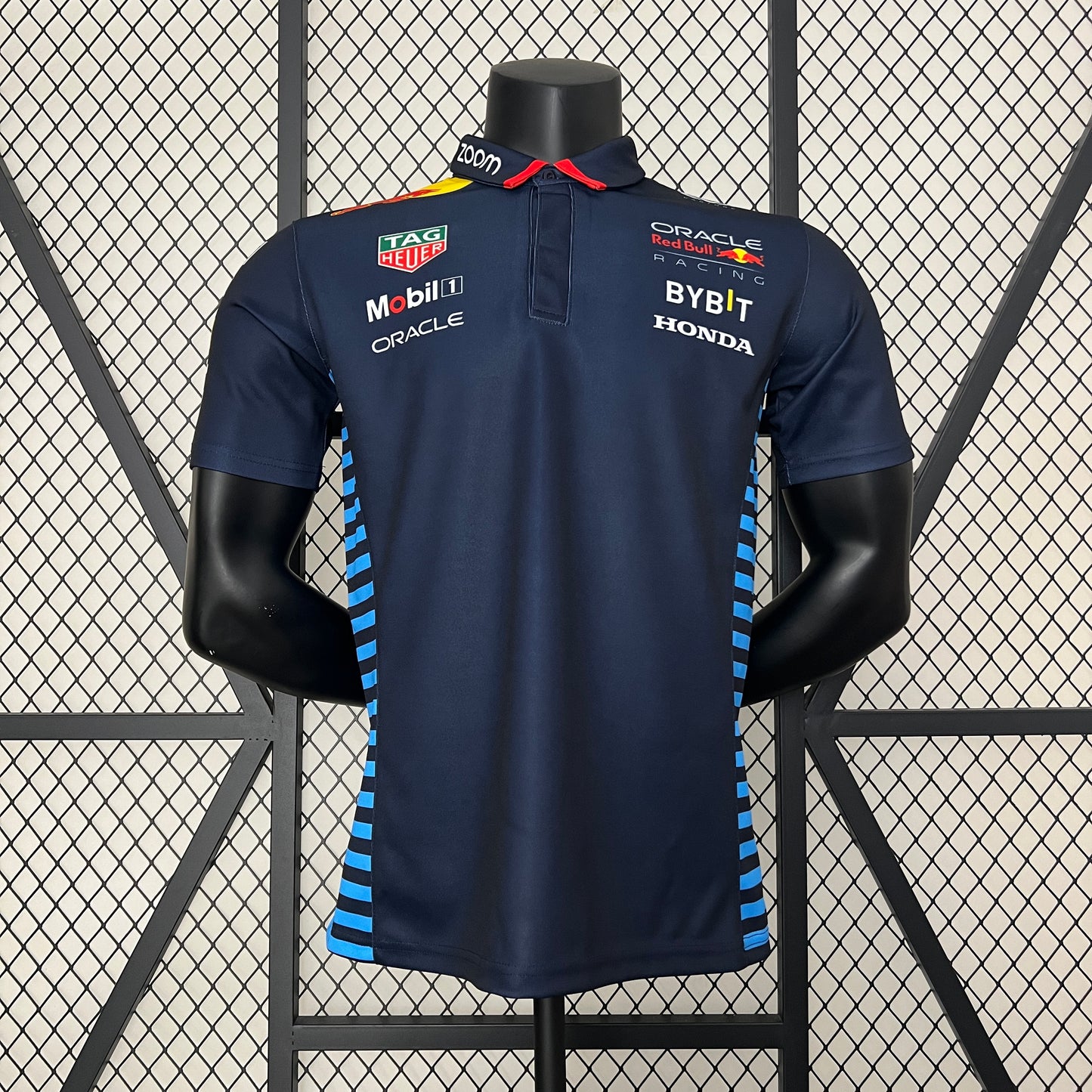 Red Bull Racing F1 2024 Polo – Player Fit | Navy Blue