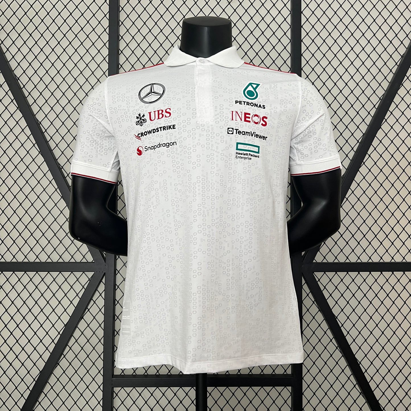 Mercedes F1 2023 Polo – Player Fit | White