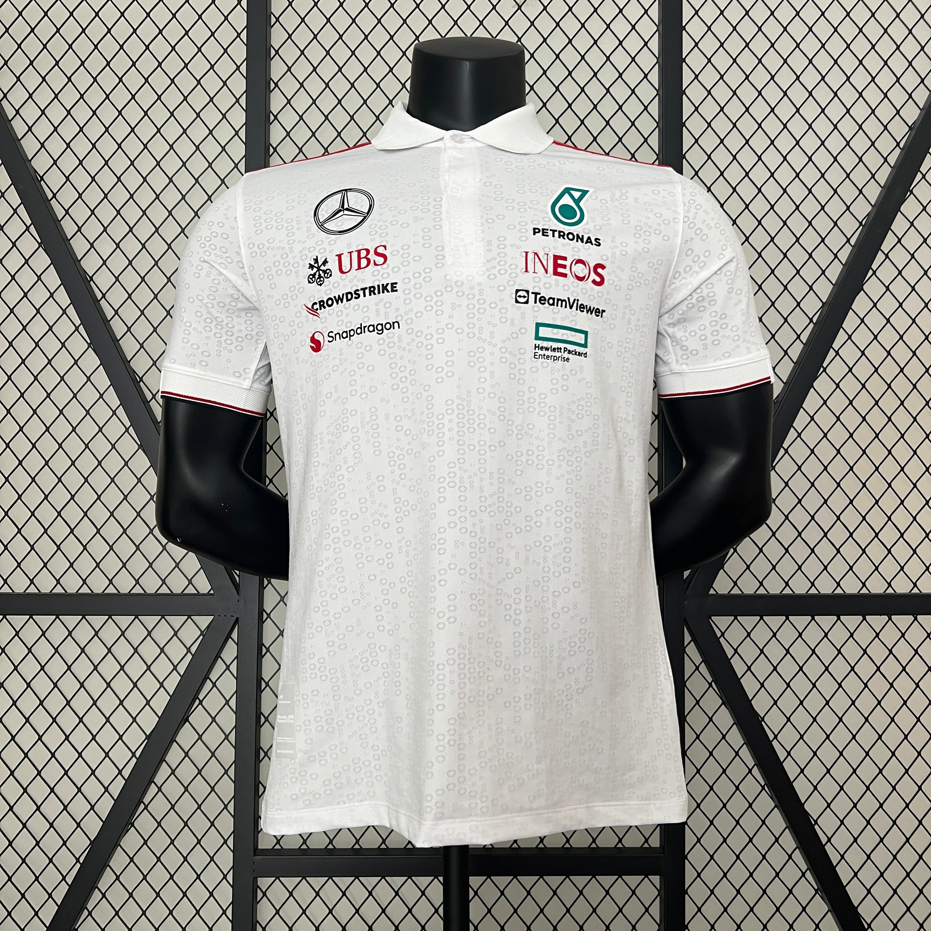 Mercedes F1 2023 Polo – Player Fit | White
