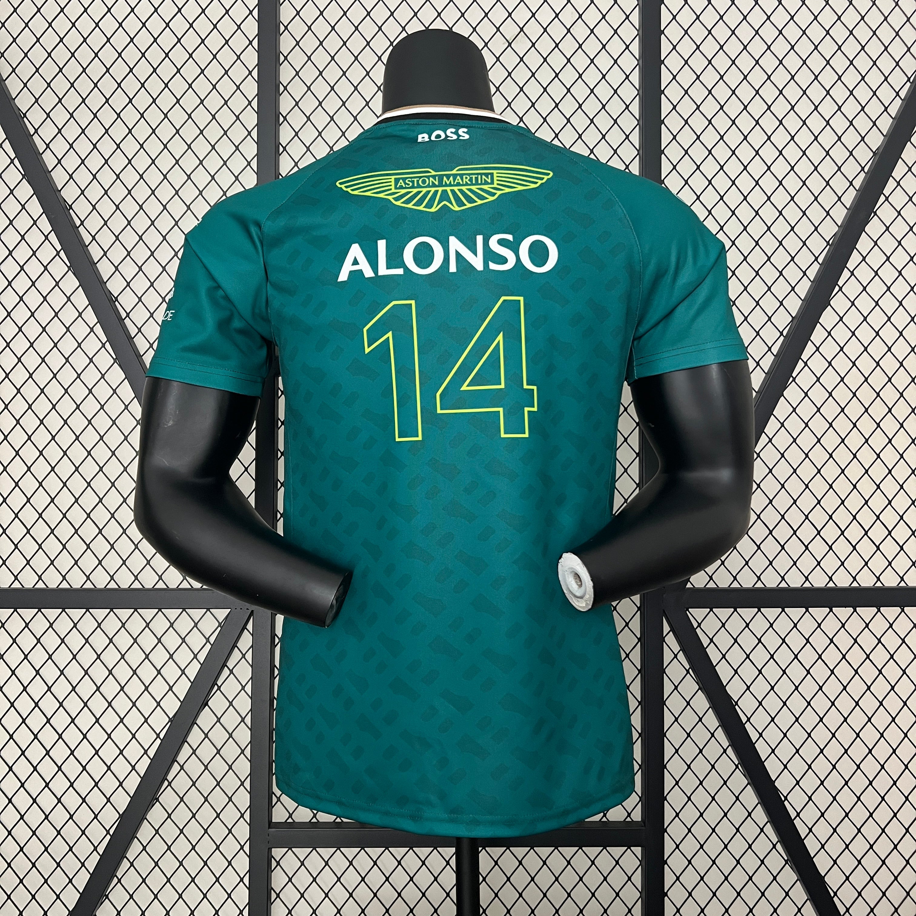 Aston Martin F1 2023 Player Fit T-Shirt – Alonso #14 | Racing Green