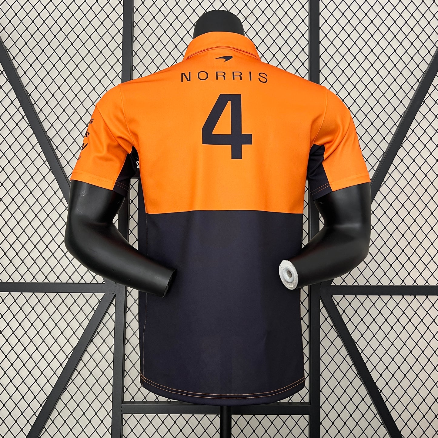 McLaren F1 2023 Polo – Player Fit – Lando Norris #4 | Papaya Orange