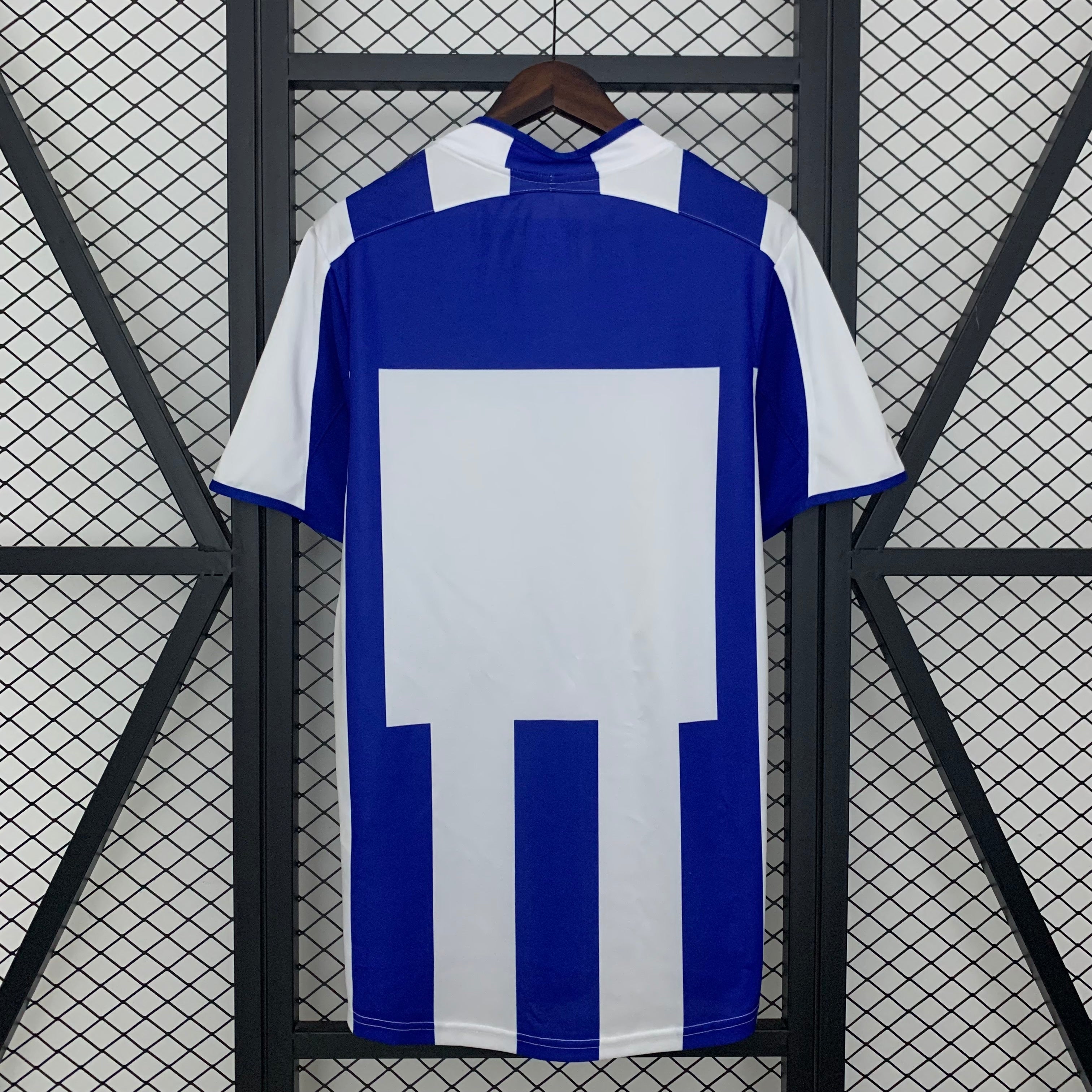 2000s Deportivo La Coruna Retro Football Shirt | Blue White Home