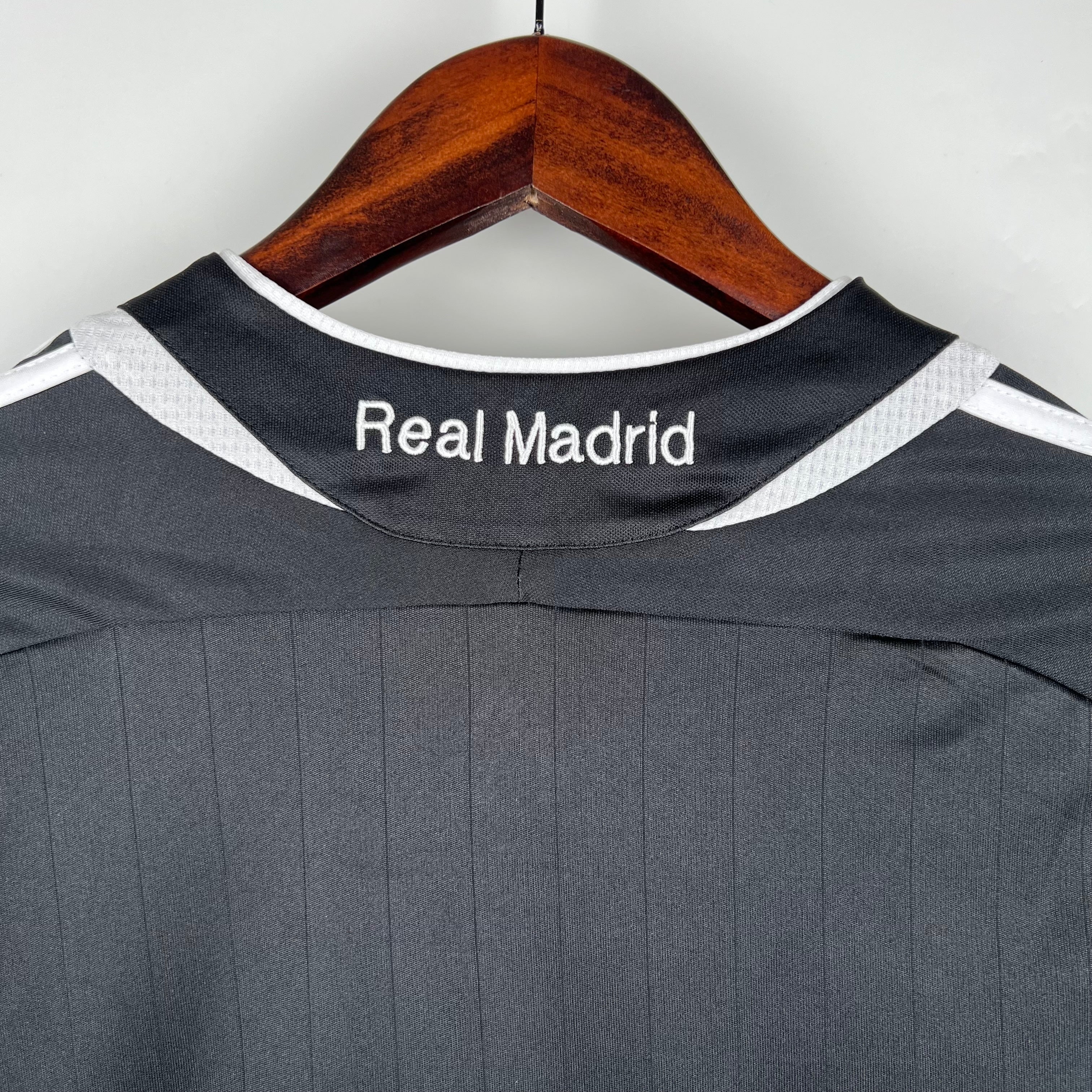 2000s Real Madrid Retro Football Shirt | Black White Home
