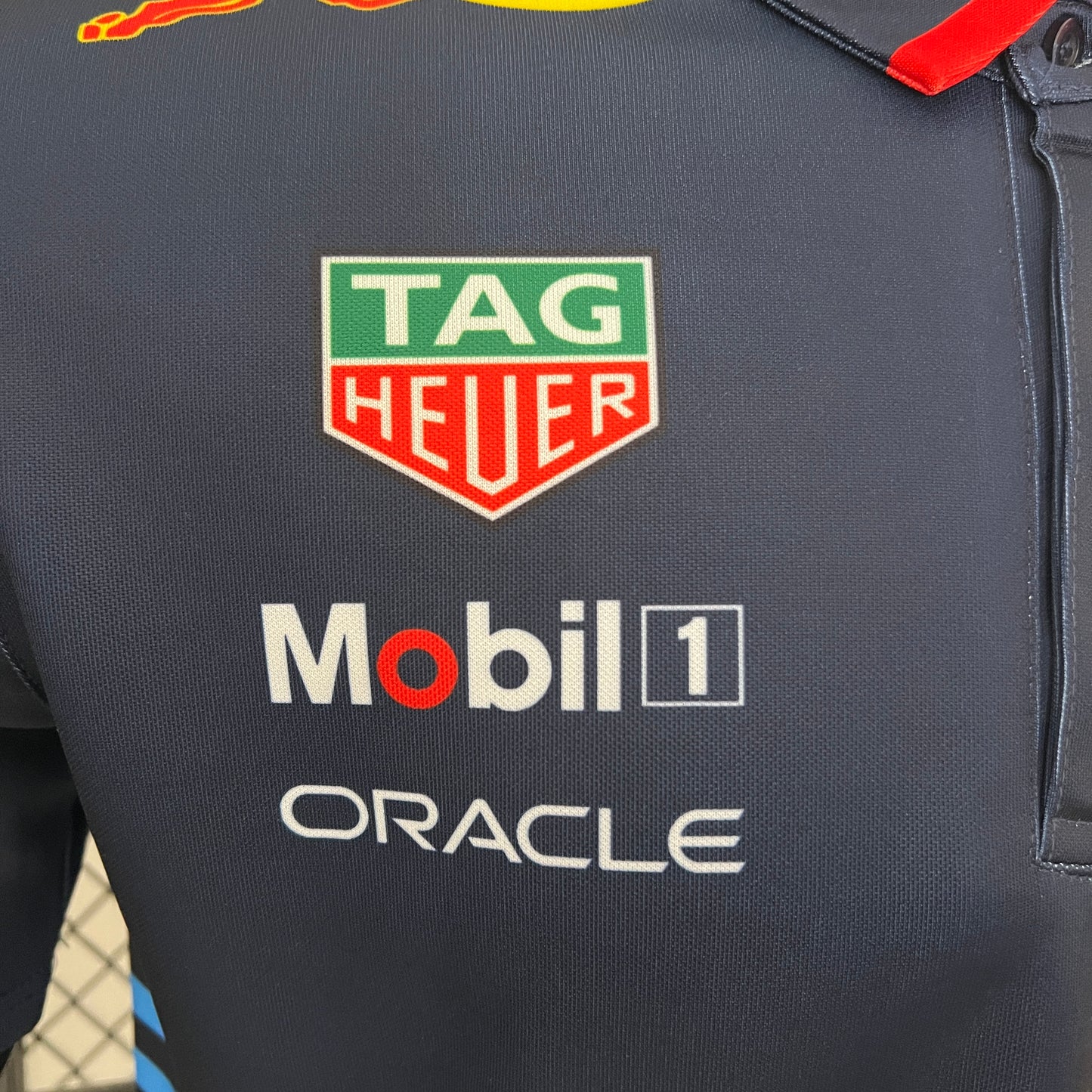 Red Bull Racing F1 2024 Polo – Player Fit | Navy Blue