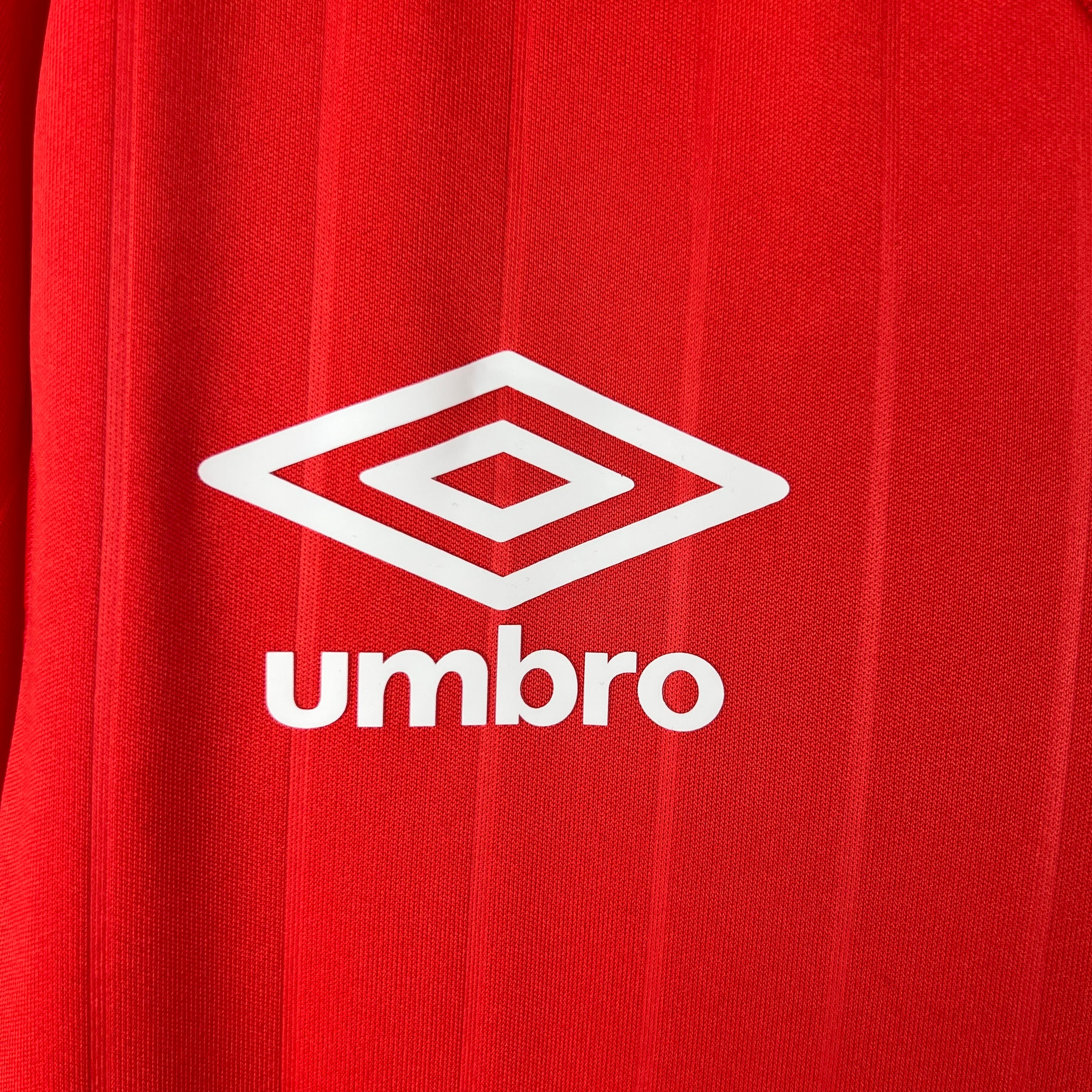 1990s Osasuna Retro Football Shirt | Red Blue Home