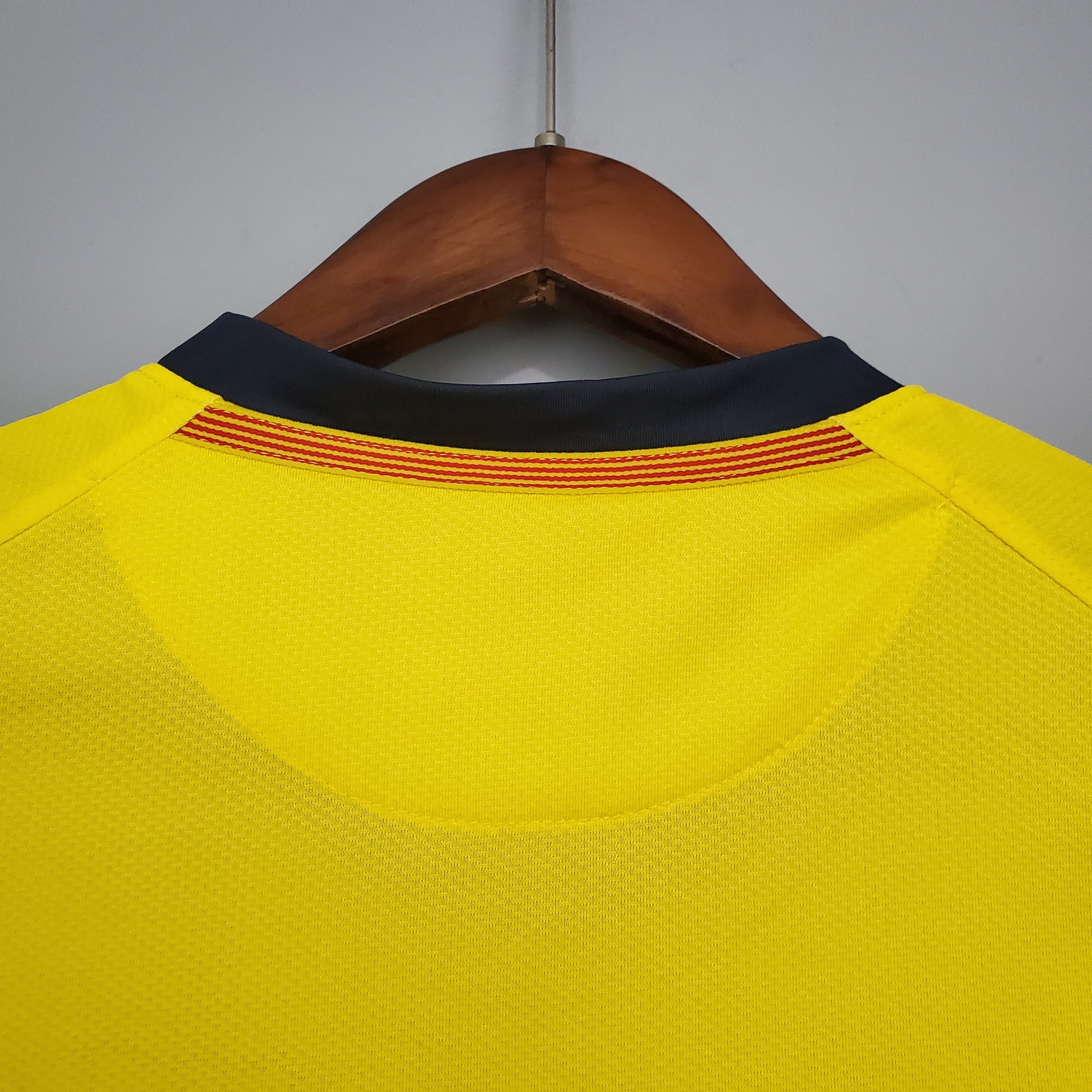 2010s Barcelona Retro Football Shirt | Yellow Black Home