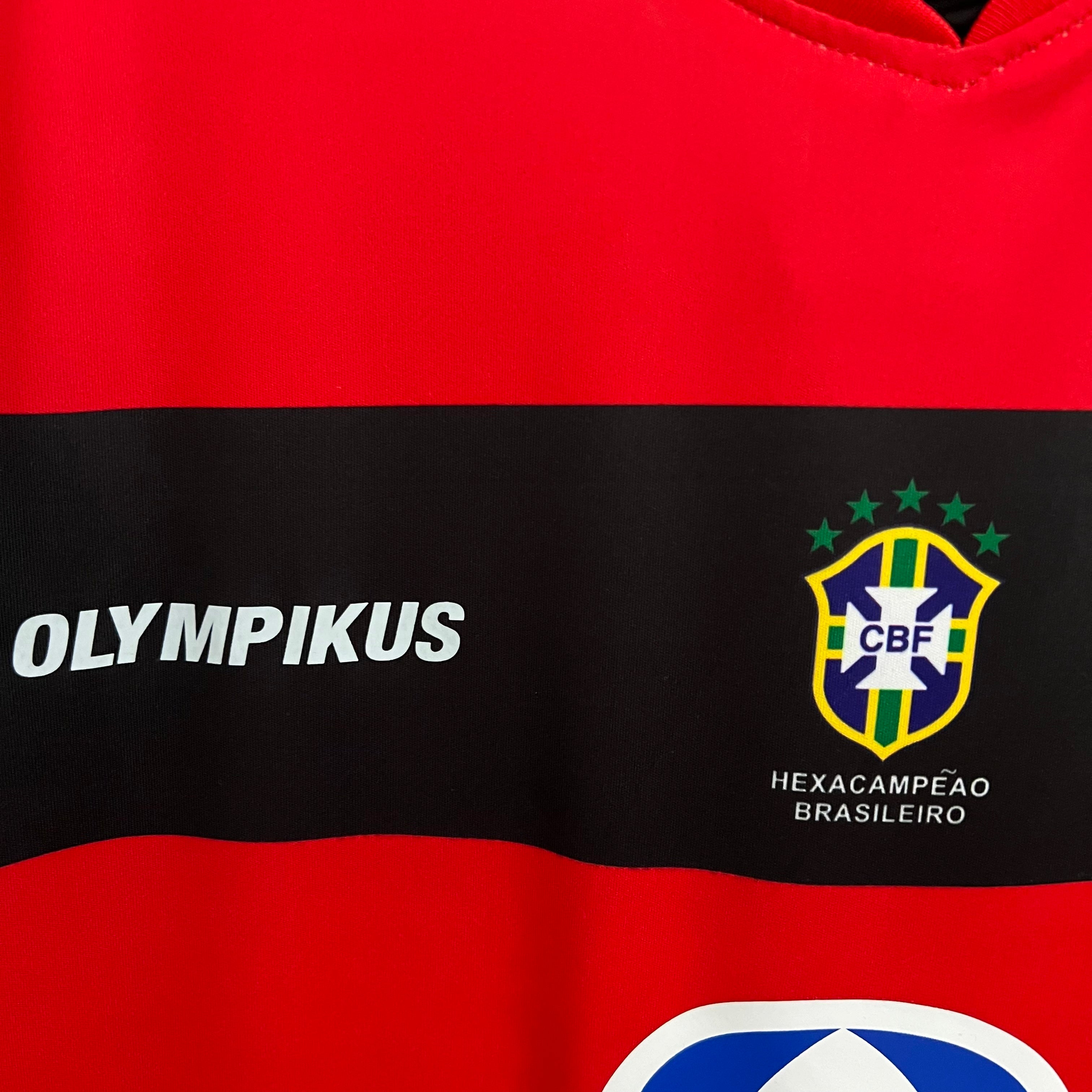 1990s Flamengo Retro Football Shirt | Red Black Home