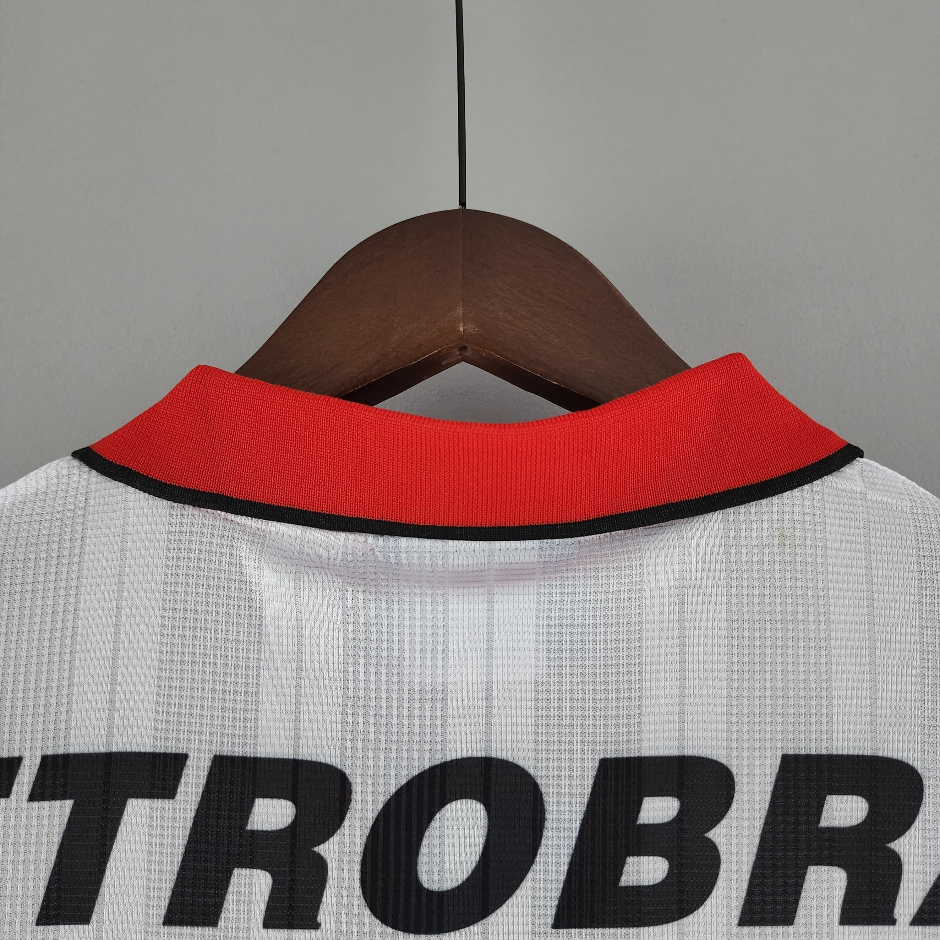 1990s Flamengo Retro Football Shirt | White Red Home