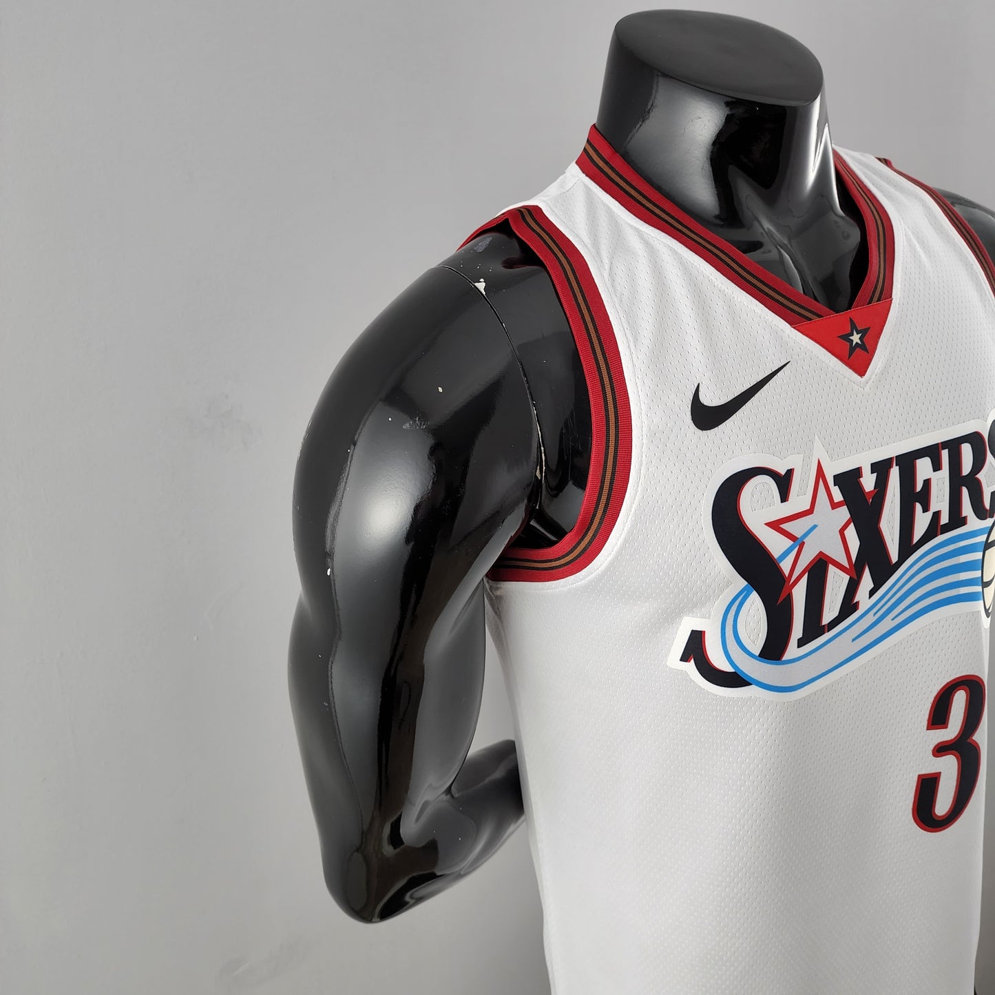 2001 Philadelphia Iverson #3 Retro Basketball Jersey