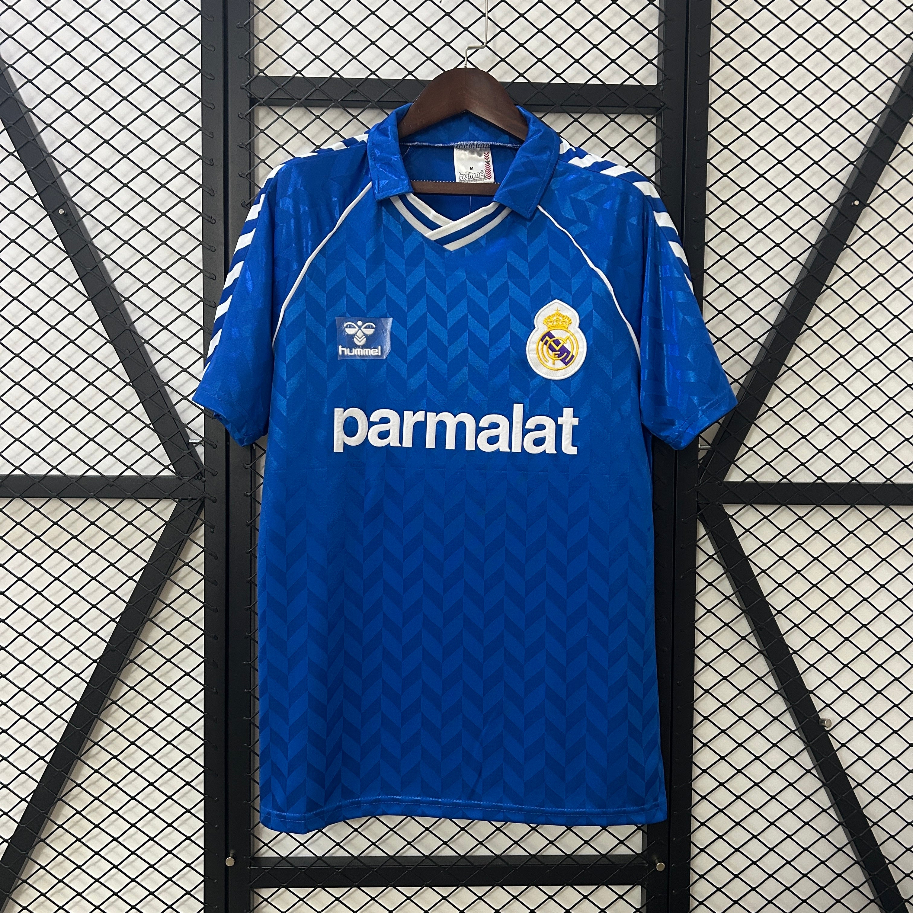 1990s Real Madrid Retro Football Shirt | Blue White Home