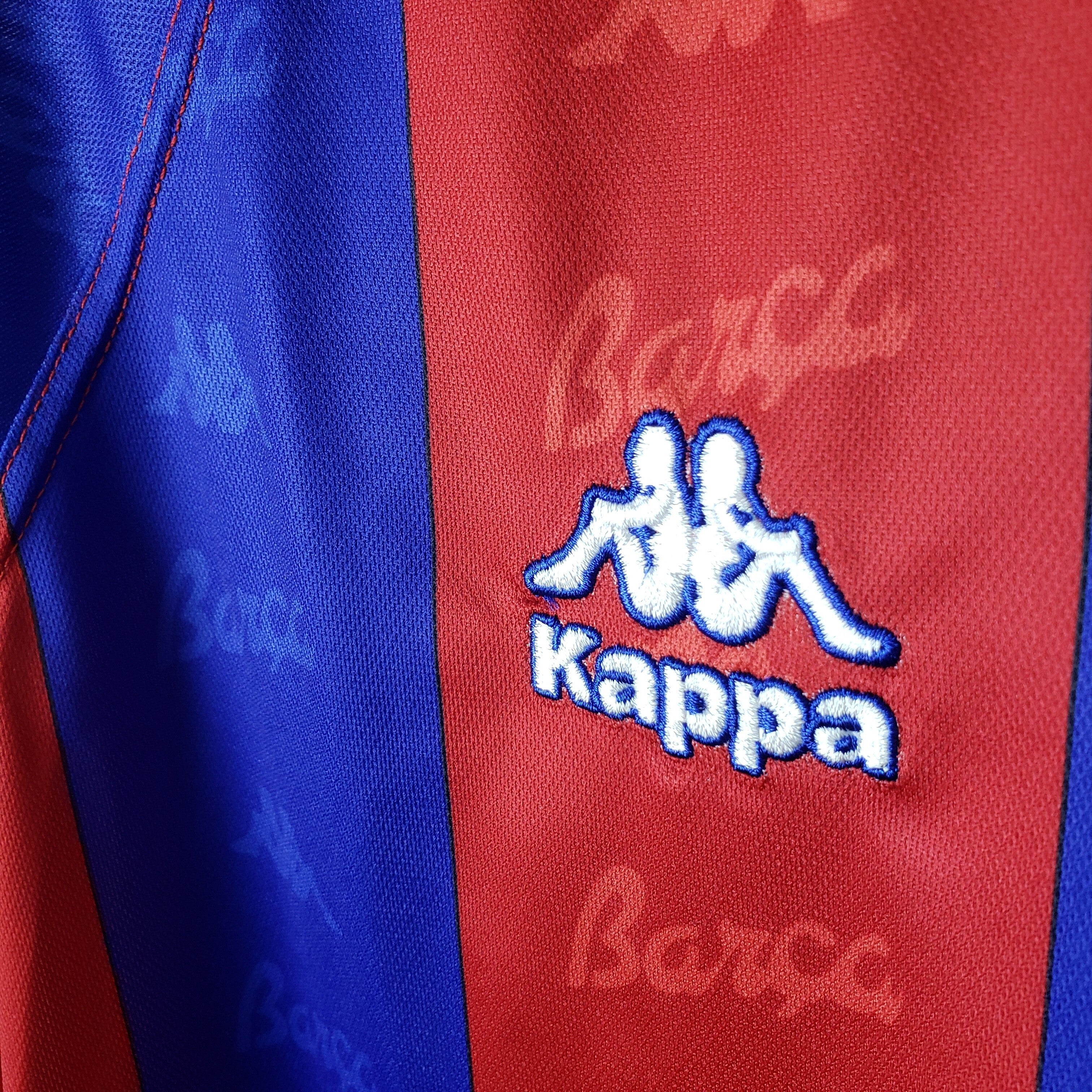 1990s Barcelona Retro Football Shirt | Red Blue Home