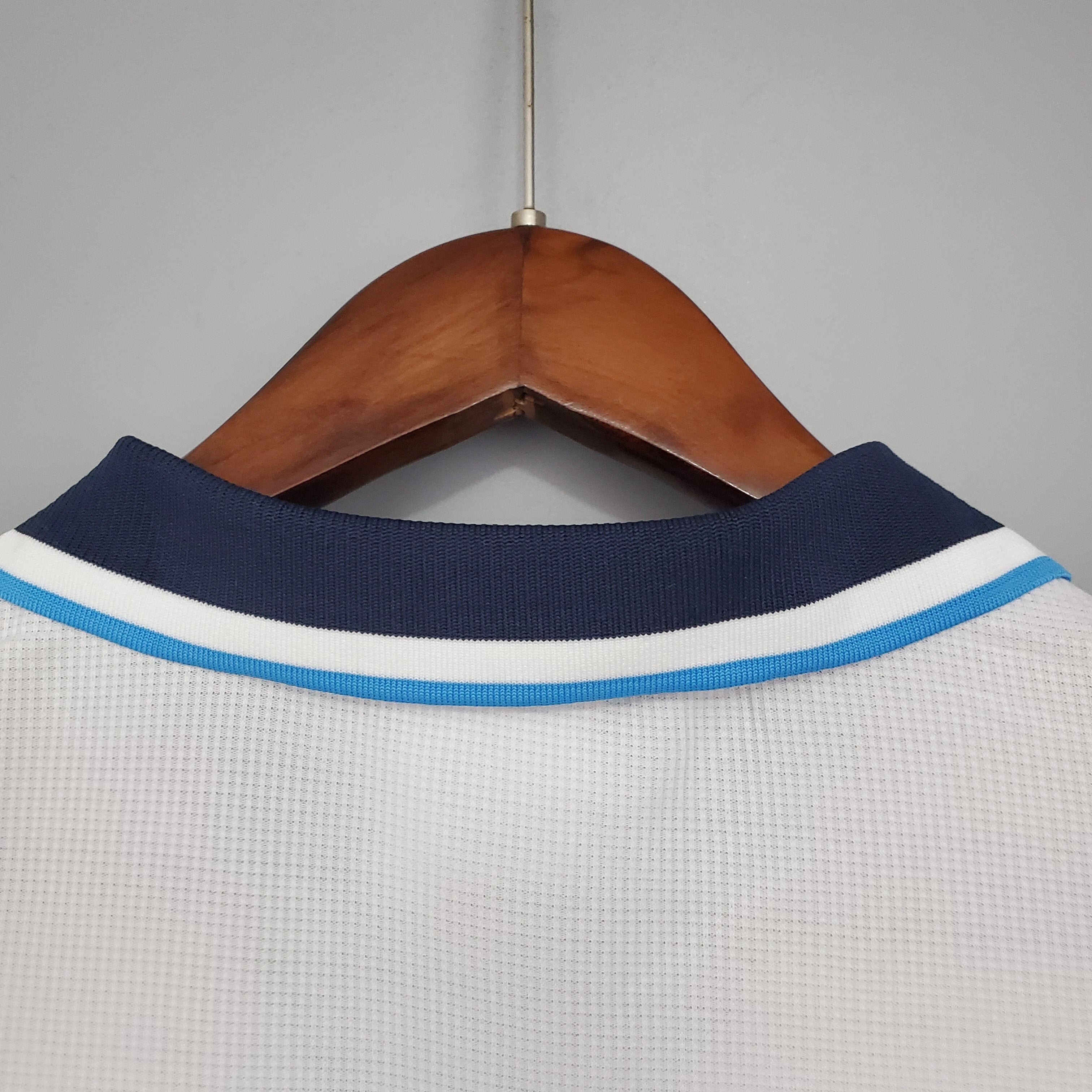 1990s England Retro Football Shirt | White Navy Home