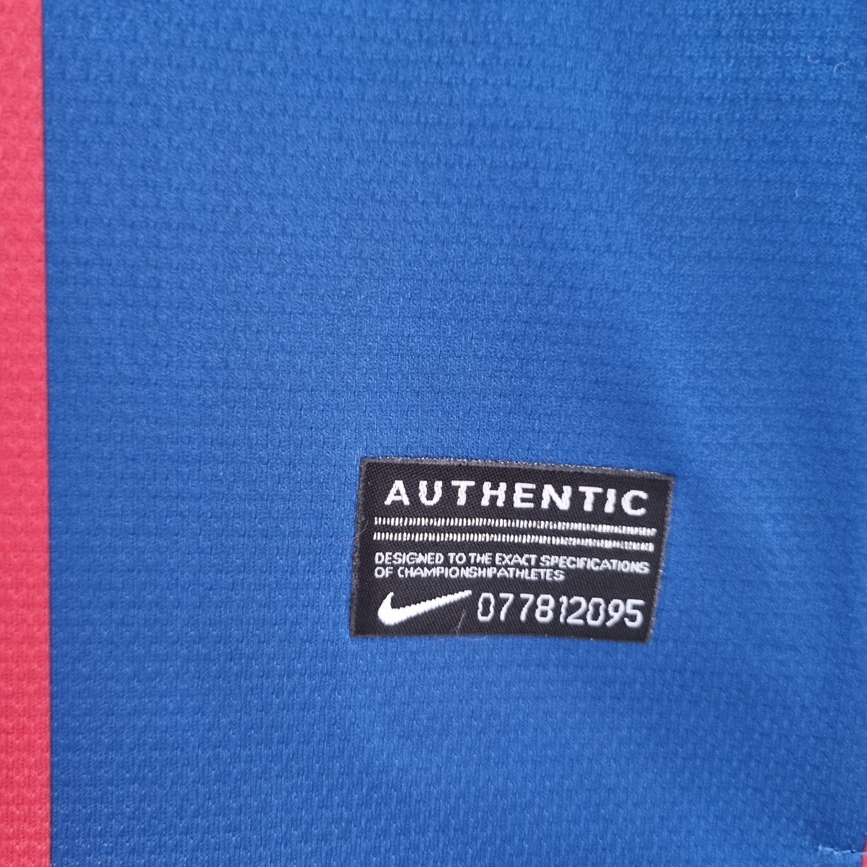 2008 Barcelona Retro Football Shirt | Blue Red Home