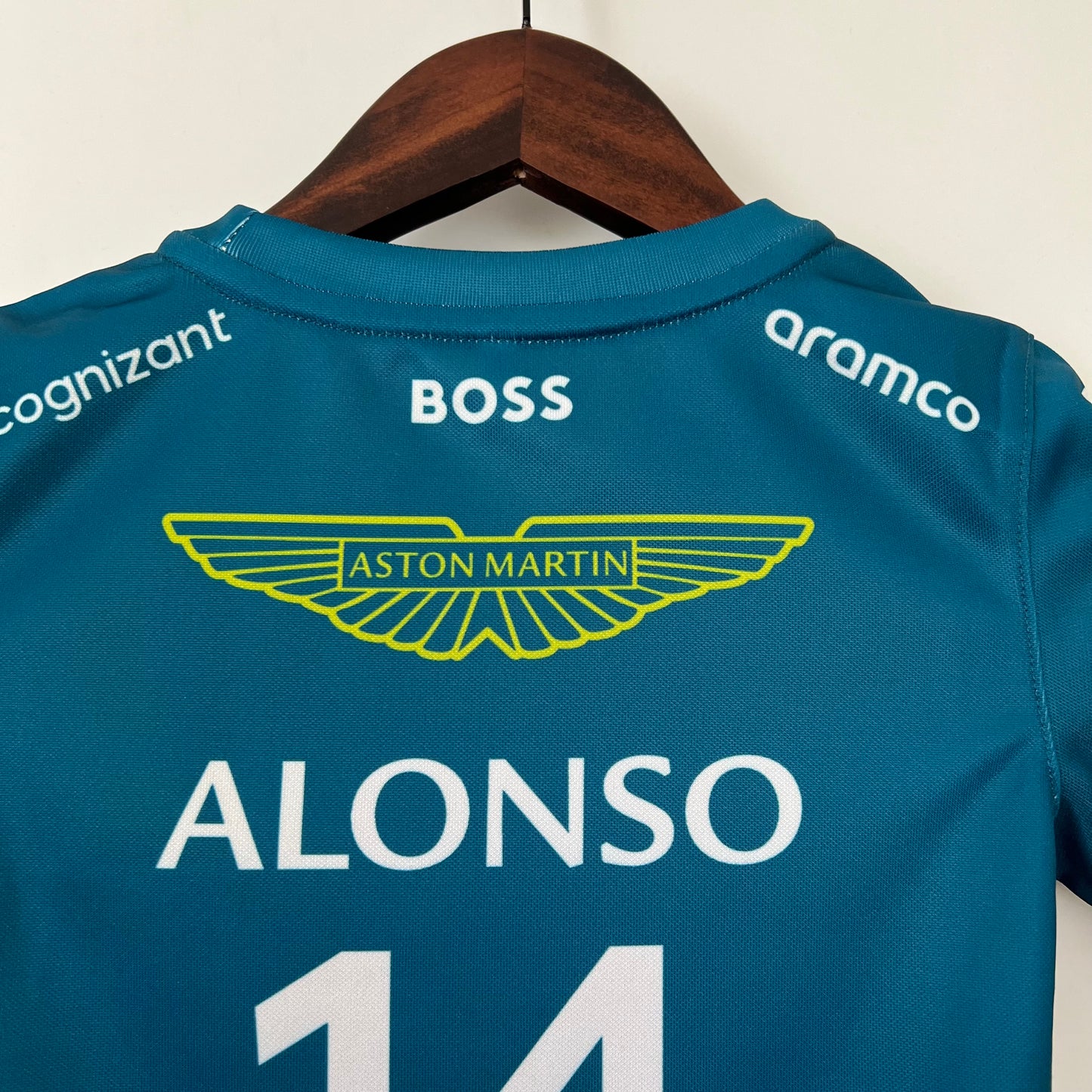 Aston Martin F1 2023 T-Shirt – Team Edition – Fernando Alonso #14 | Teal