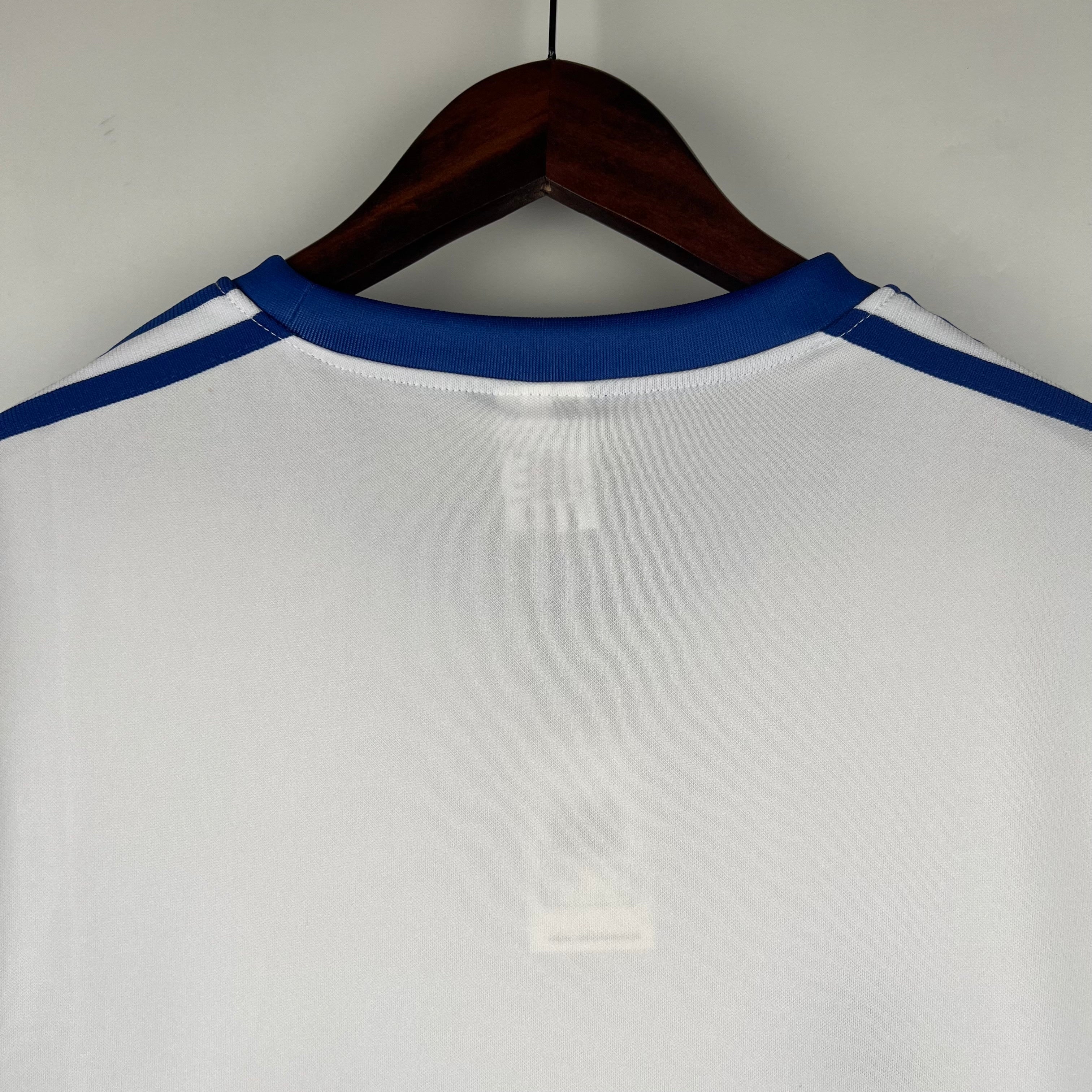 1980s Finland Retro Football Shirt | White Blue Home