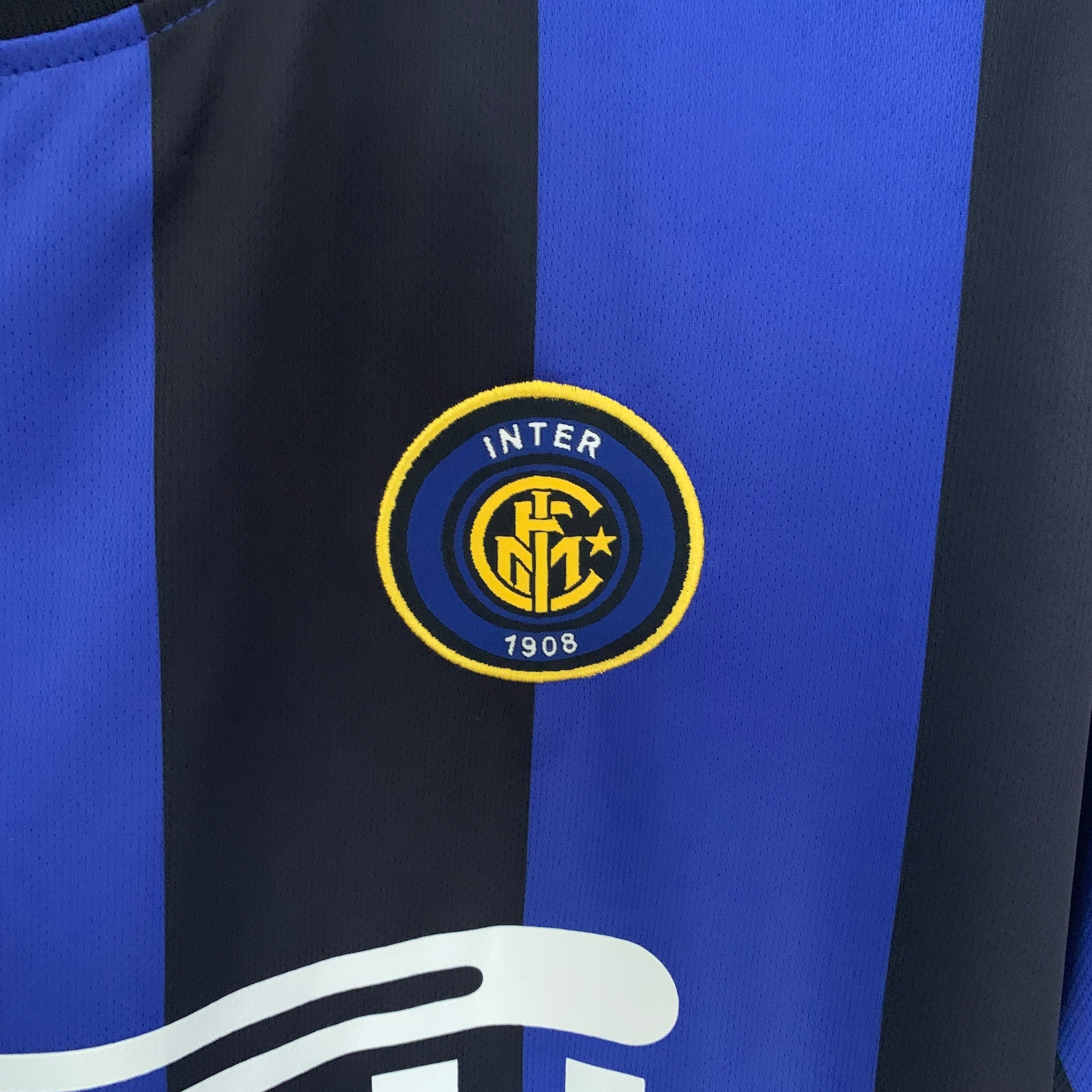 1990s Inter Milan Retro Football Shirt | Blue Black Home