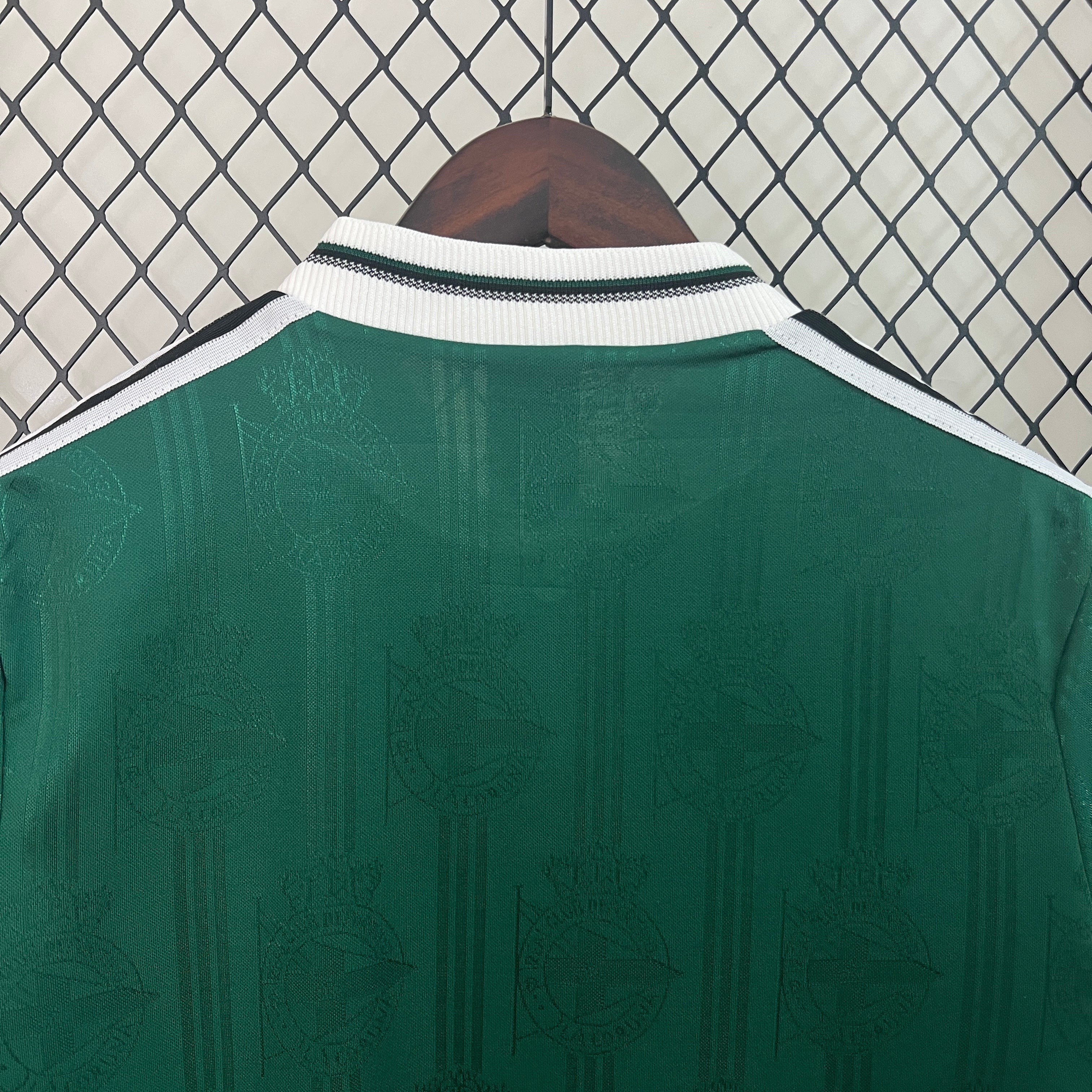 1990s Deportivo La Coruna Retro Football Shirt | Green White Home
