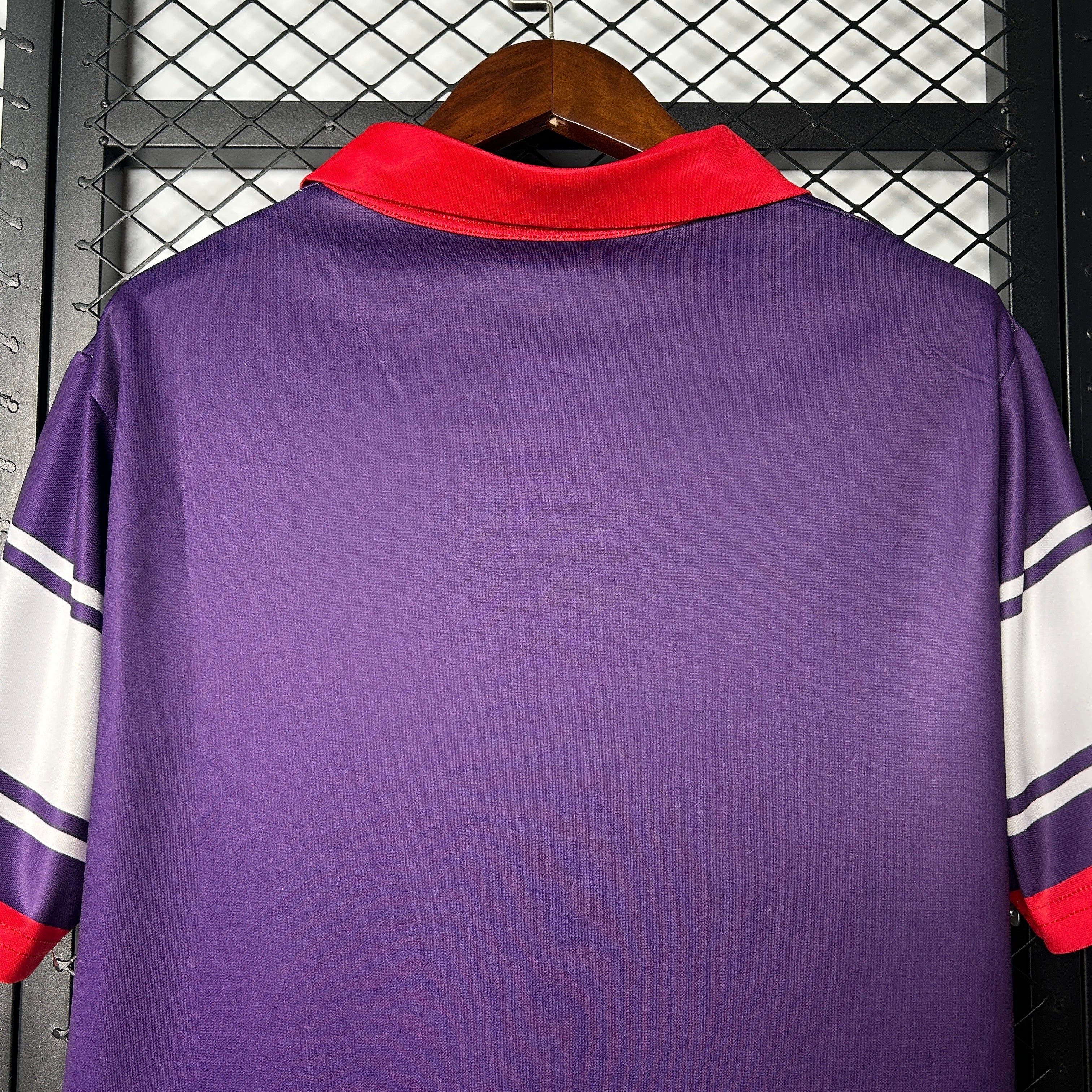 1990s Fiorentina Retro Football Shirt | Purple Red Home