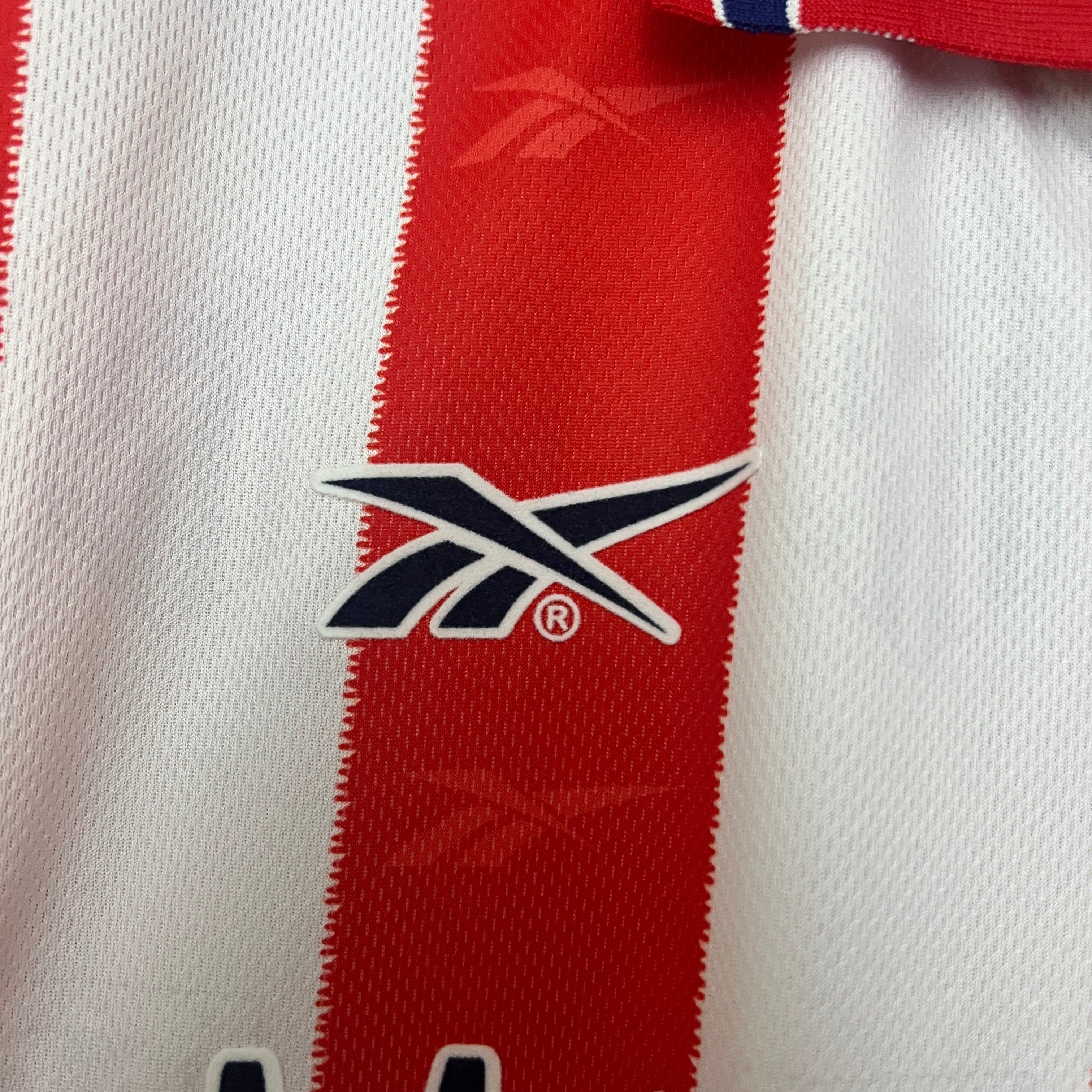 1990s Atletico Madrid Retro Football Shirt | Red White Home
