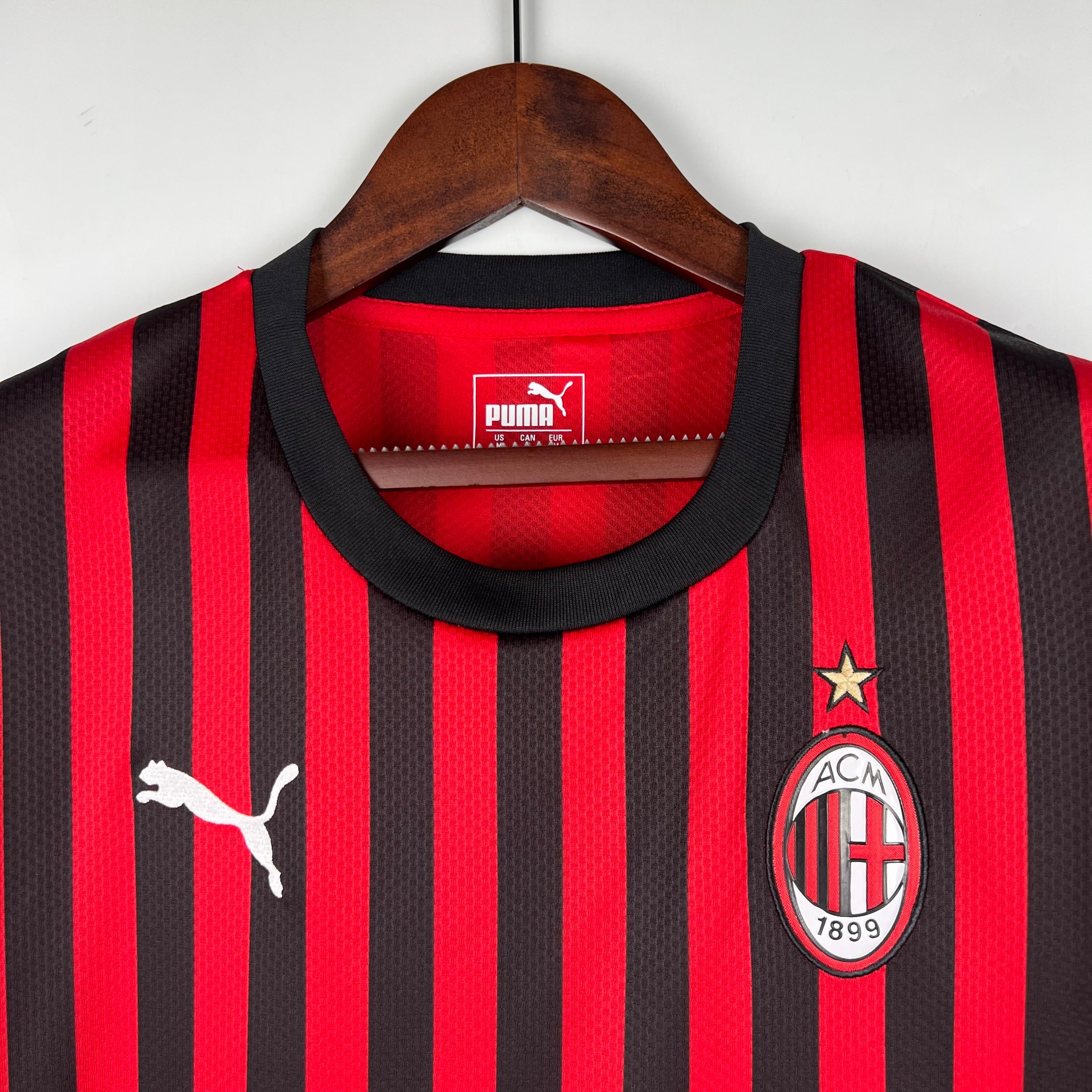 2010s AC Milan Retro Football Shirt | Red Black Home