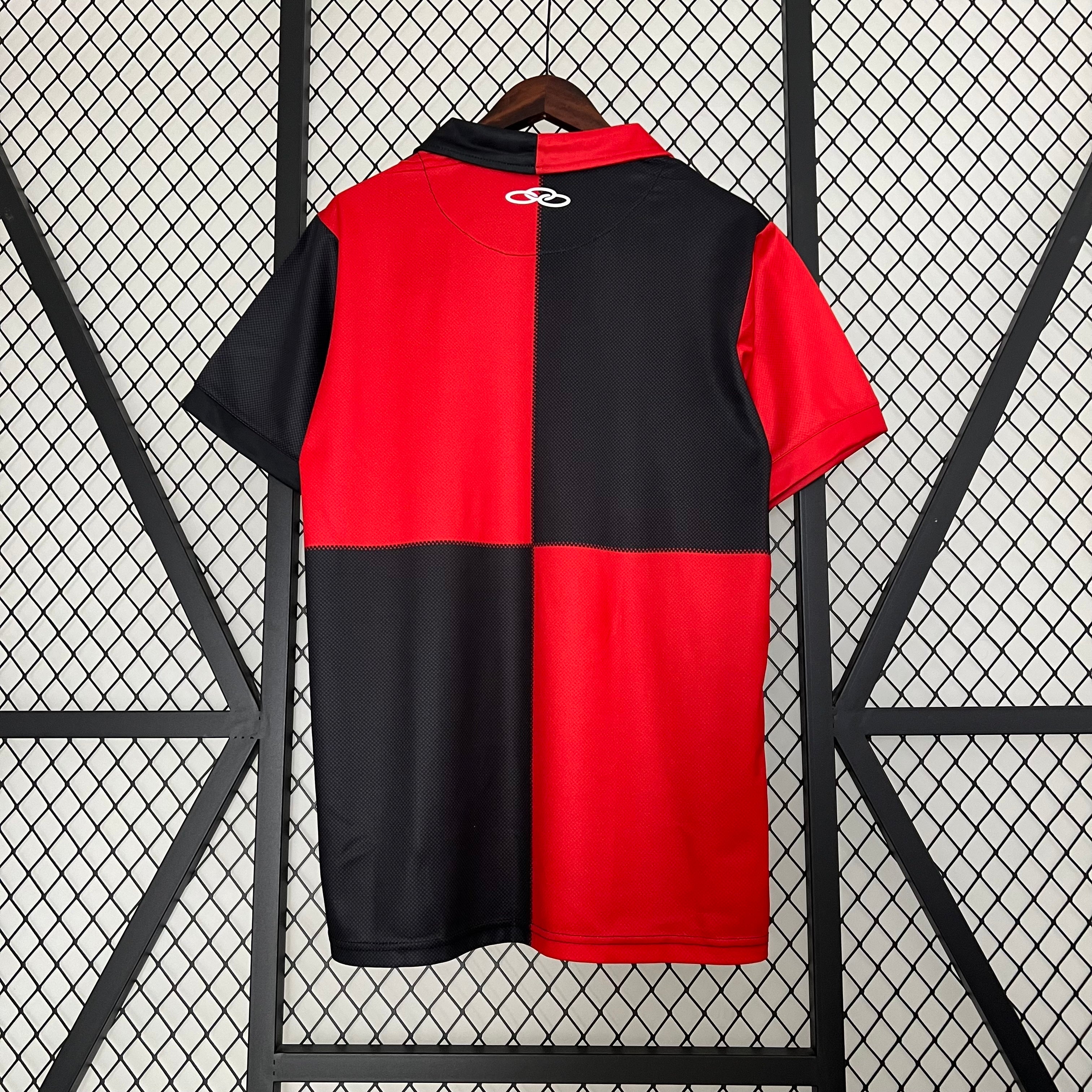 1990s Flamengo Retro Football Shirt | Red Black Home