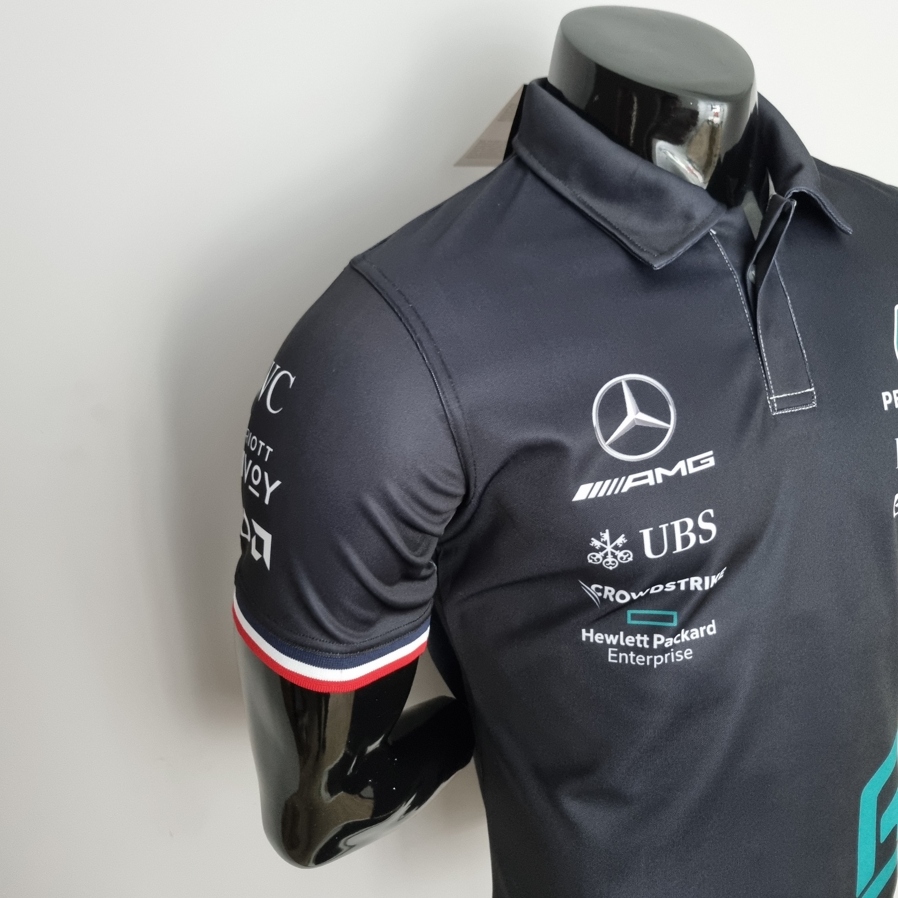 Mercedes F1 2023 Player Fit Polo | Black