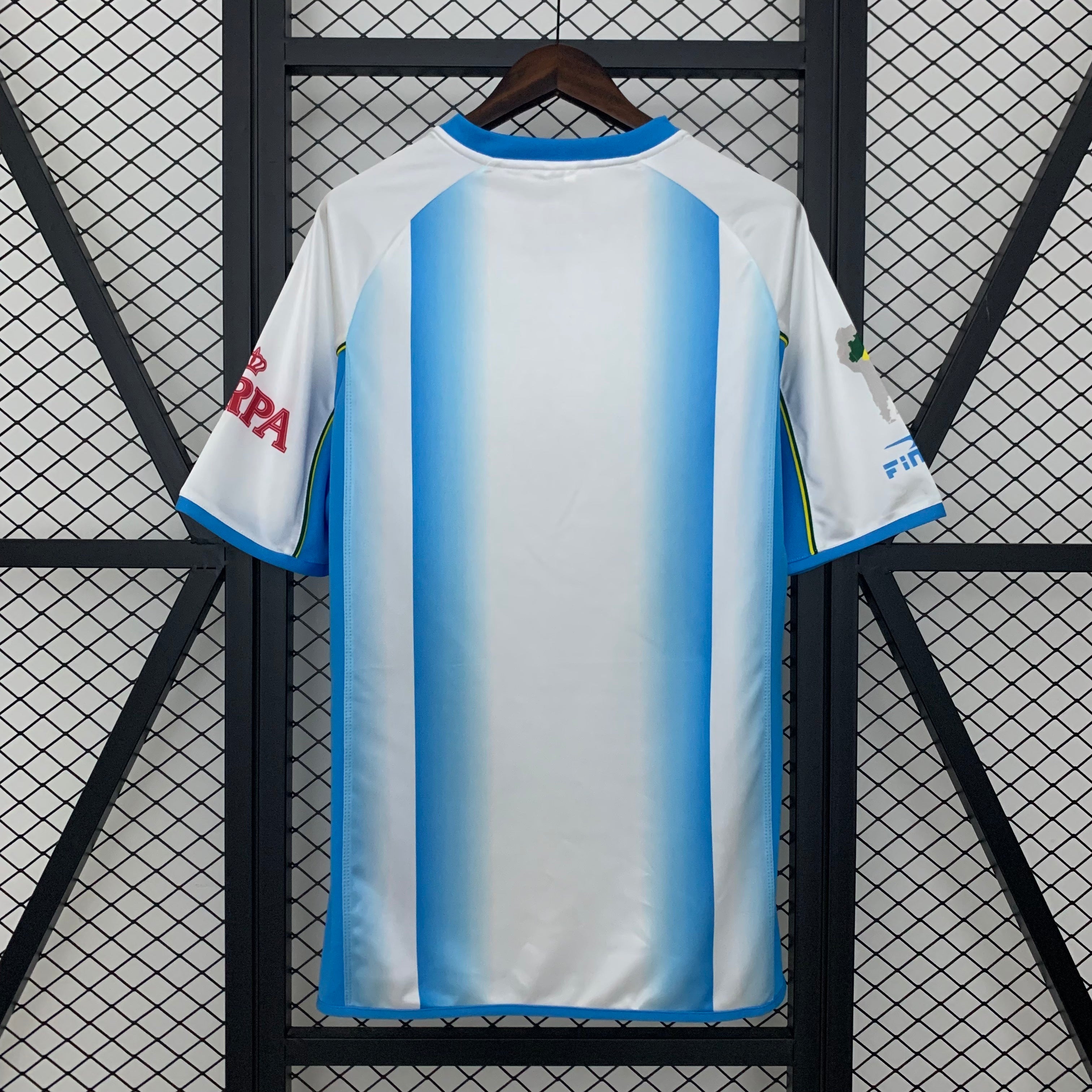 1990s Sao Cristovao Retro Football Shirt | Sky Blue White Home