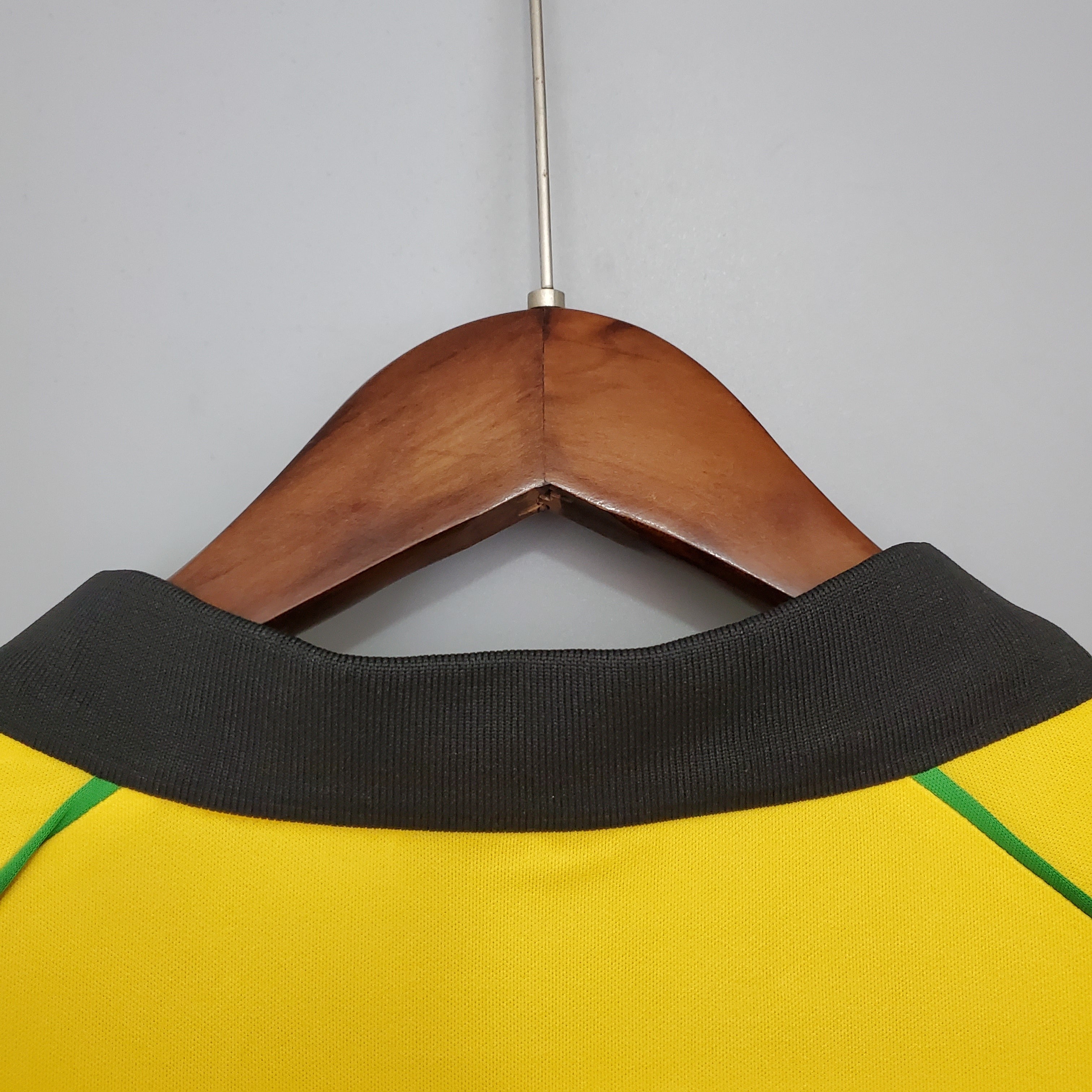 1990s Jamaica Retro Football Shirt | Yellow Green Home