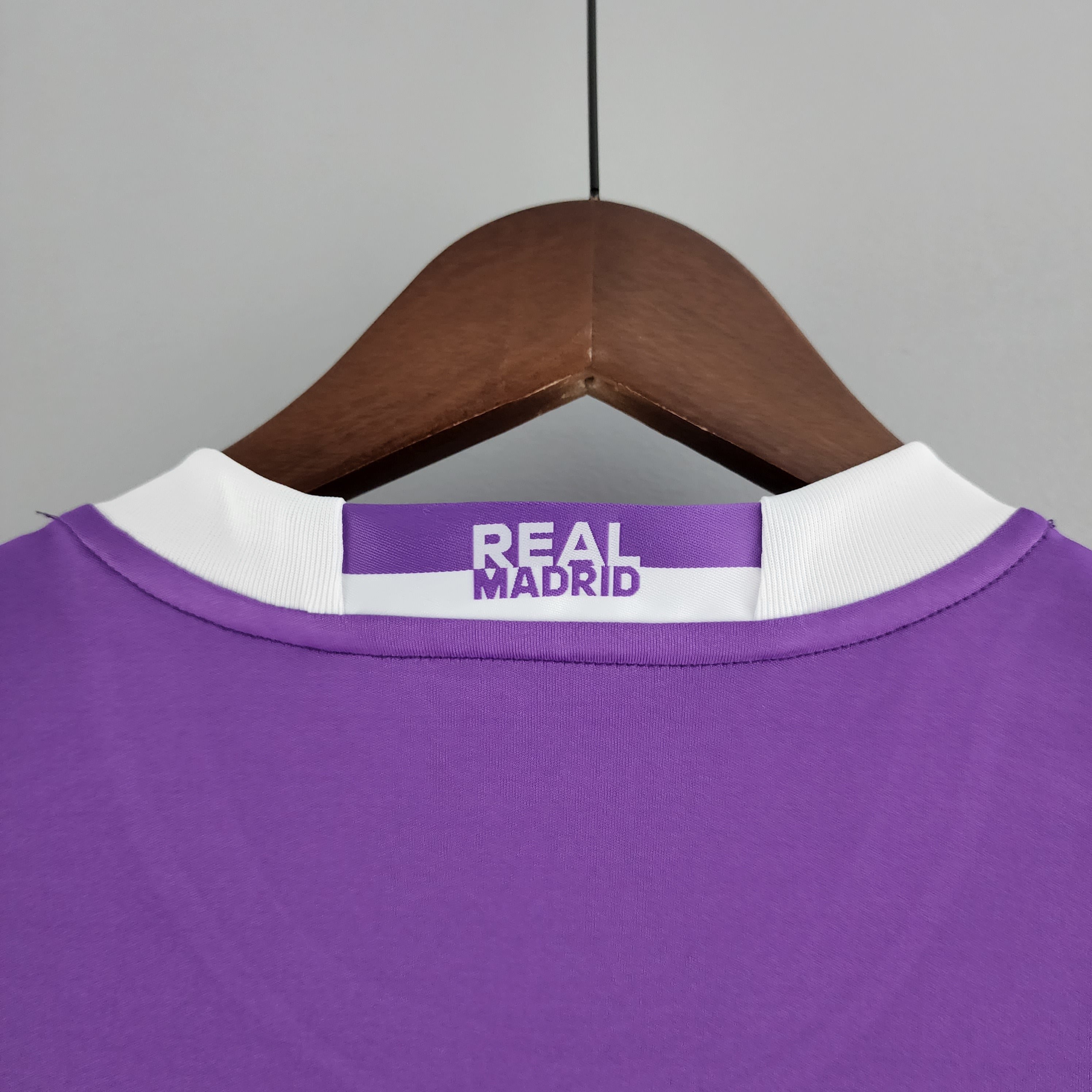 2010s Real Madrid Retro Football Shirt | Purple White Away