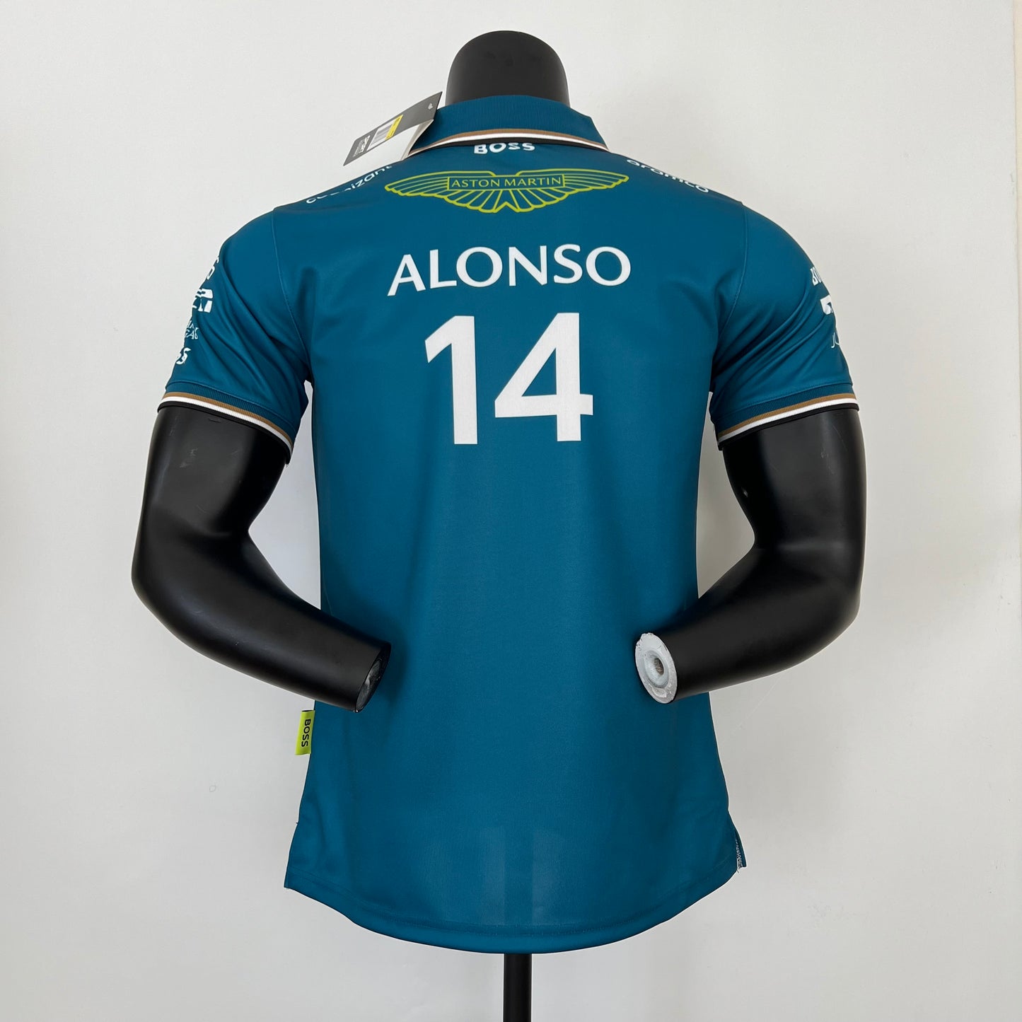 Aston Martin F1 2023 Polo – Player Fit – Alonso #14 | Teal