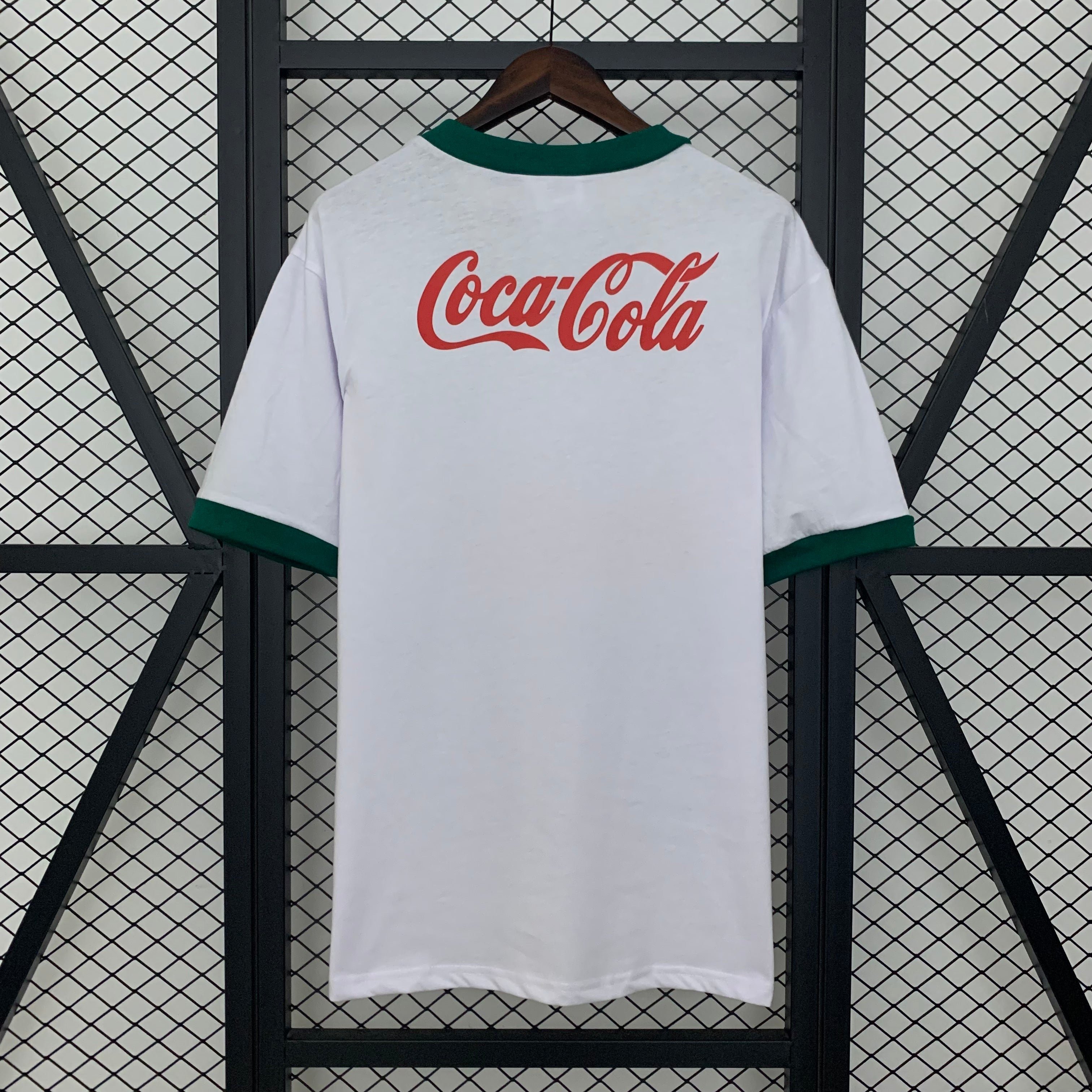 1980s Palmeiras Retro Football Shirt | White Green Home