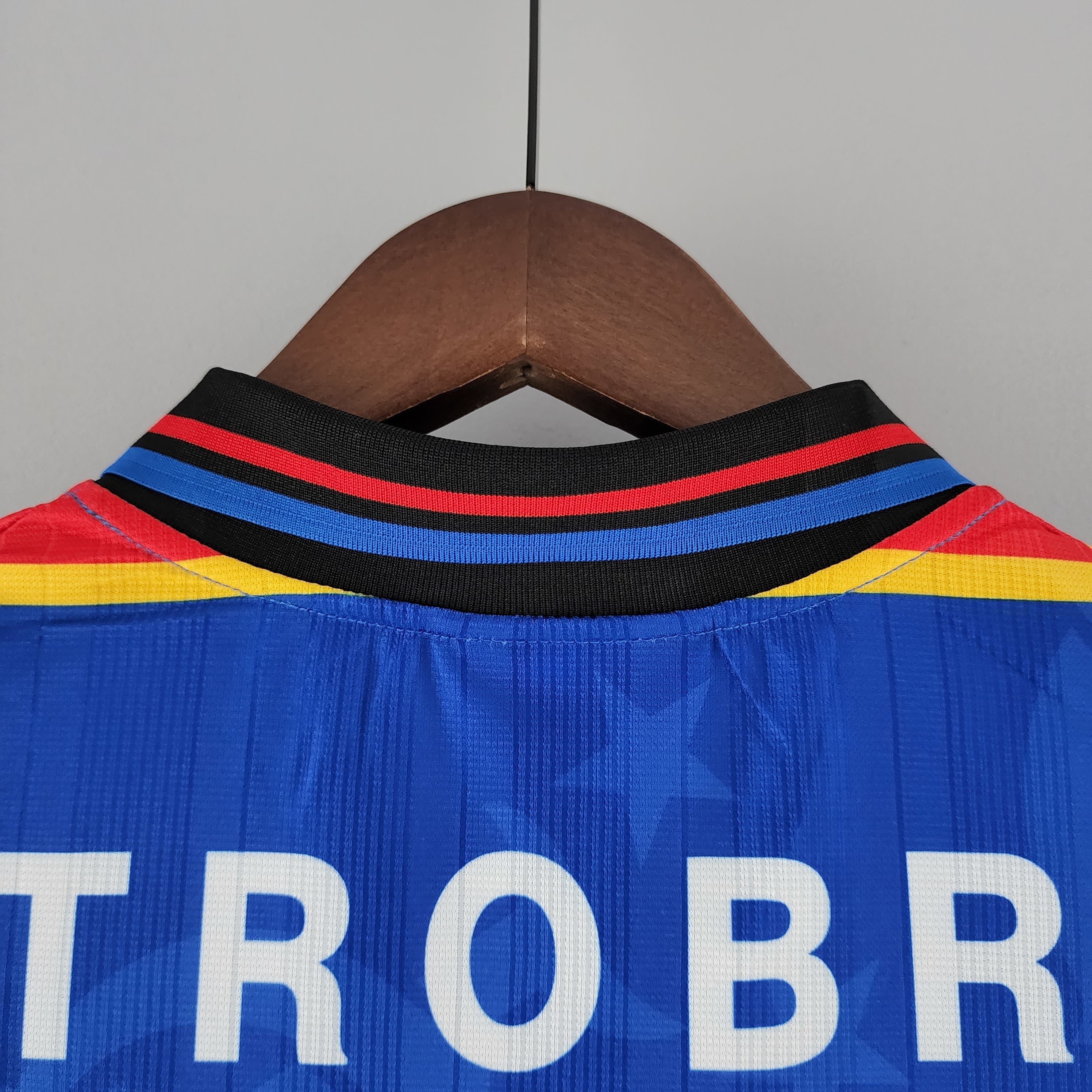 1990s Flamengo Retro Football Shirt | Blue Black Home