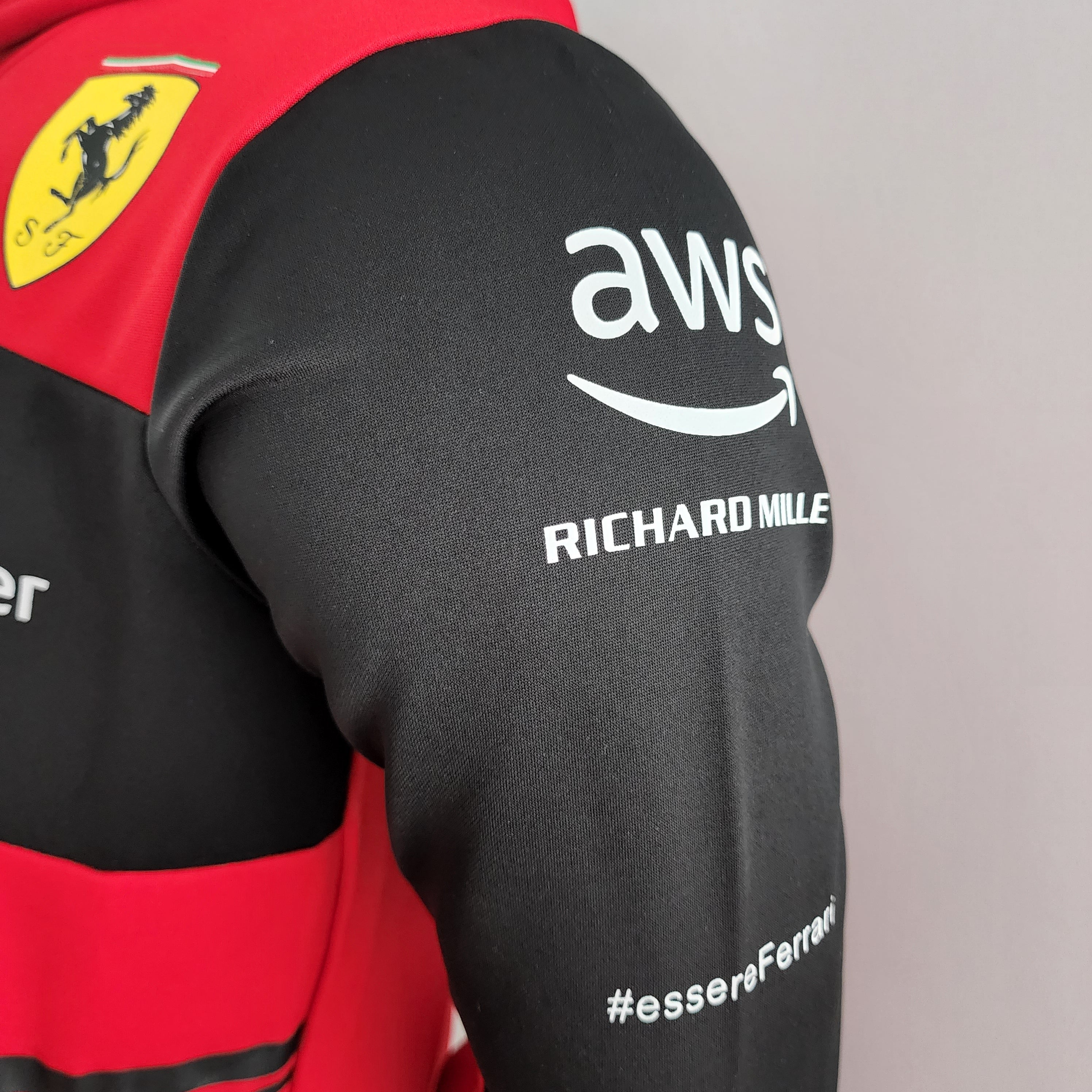 Ferrari F1 2023 Hoodie – Player Fit | Red Black