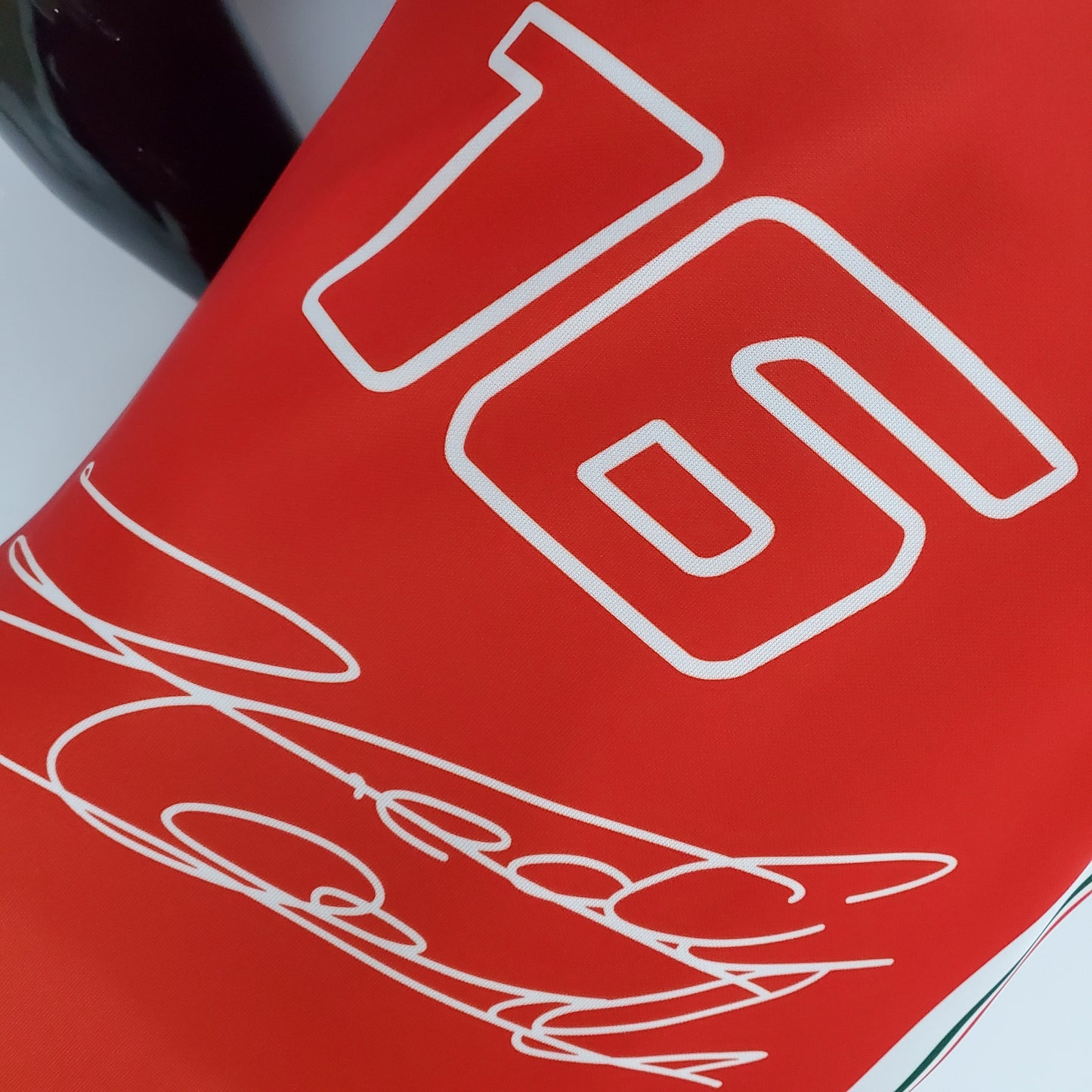 Ferrari F1 2023 Player Fit Polo – Charles Leclerc #16 Shell UPS | Red