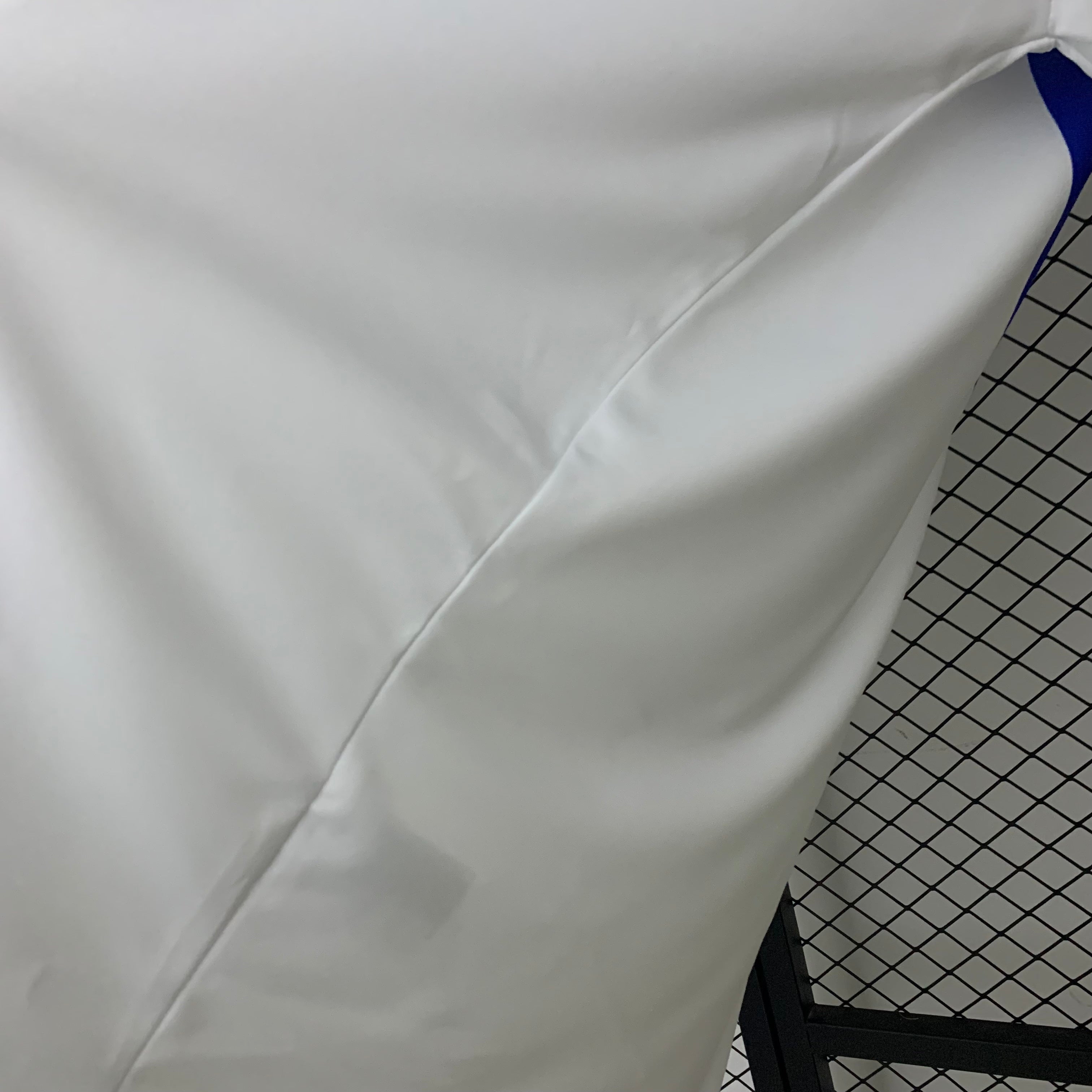 1980s Retro Football Shirt | White Blue Yellow Home