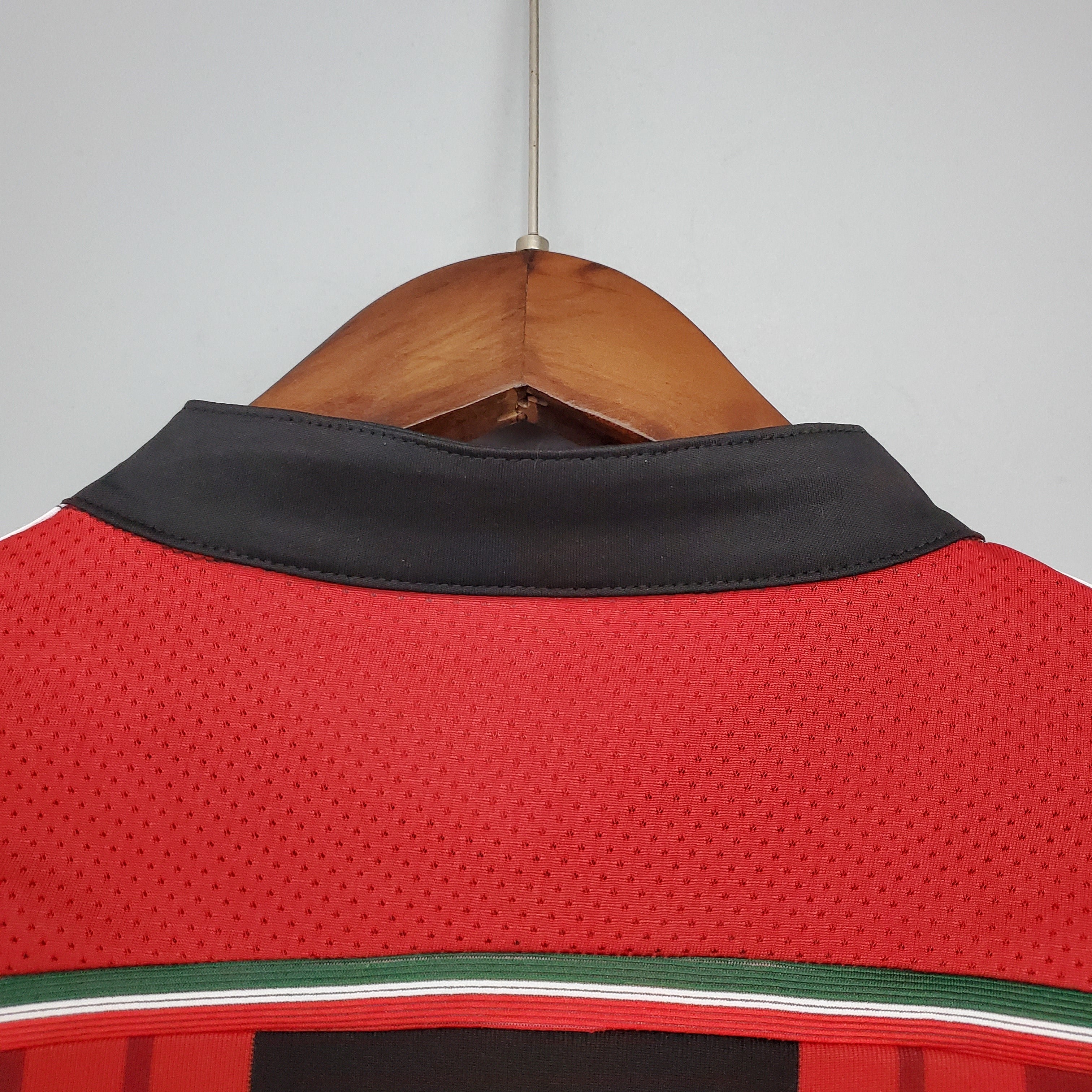 2010s AC Milan Retro Football Shirt | Red Black Home