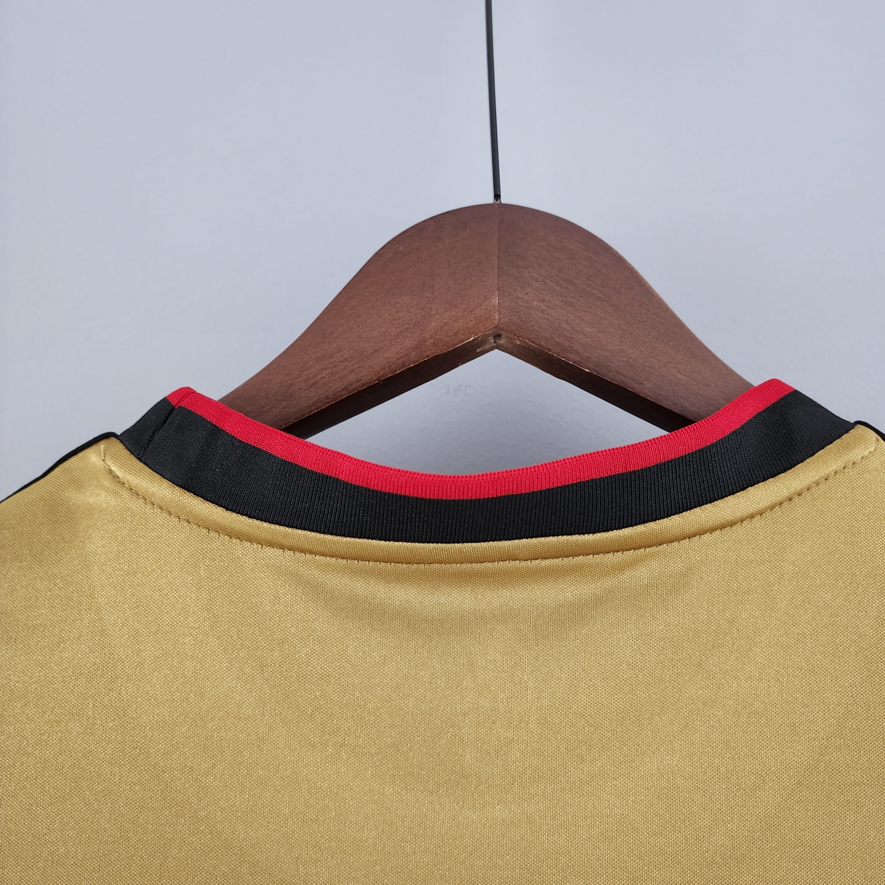 2010s AC Milan Retro Football Shirt | Gold Black Home