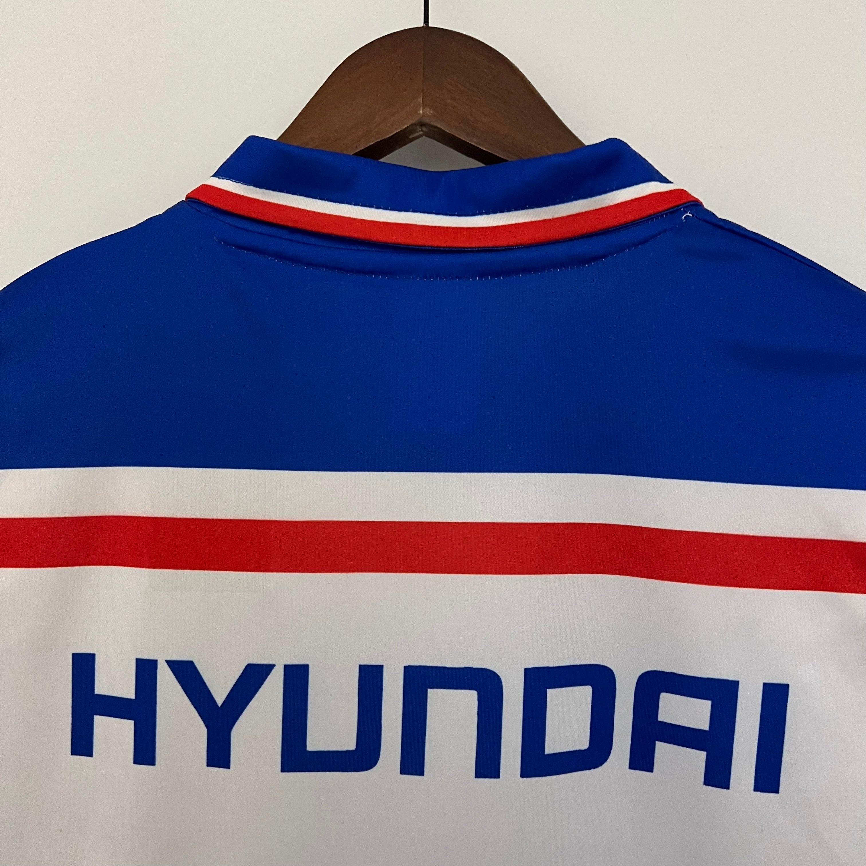 1990s Bahia Retro Football Shirt | White Blue Home