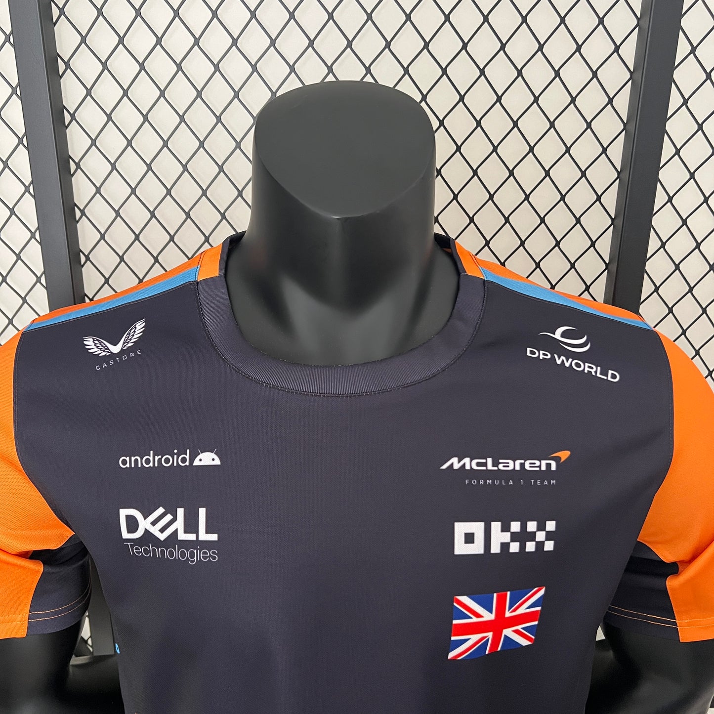 McLaren F1 2023 Player Fit T-Shirt – Lando Norris #4 | Navy Orange