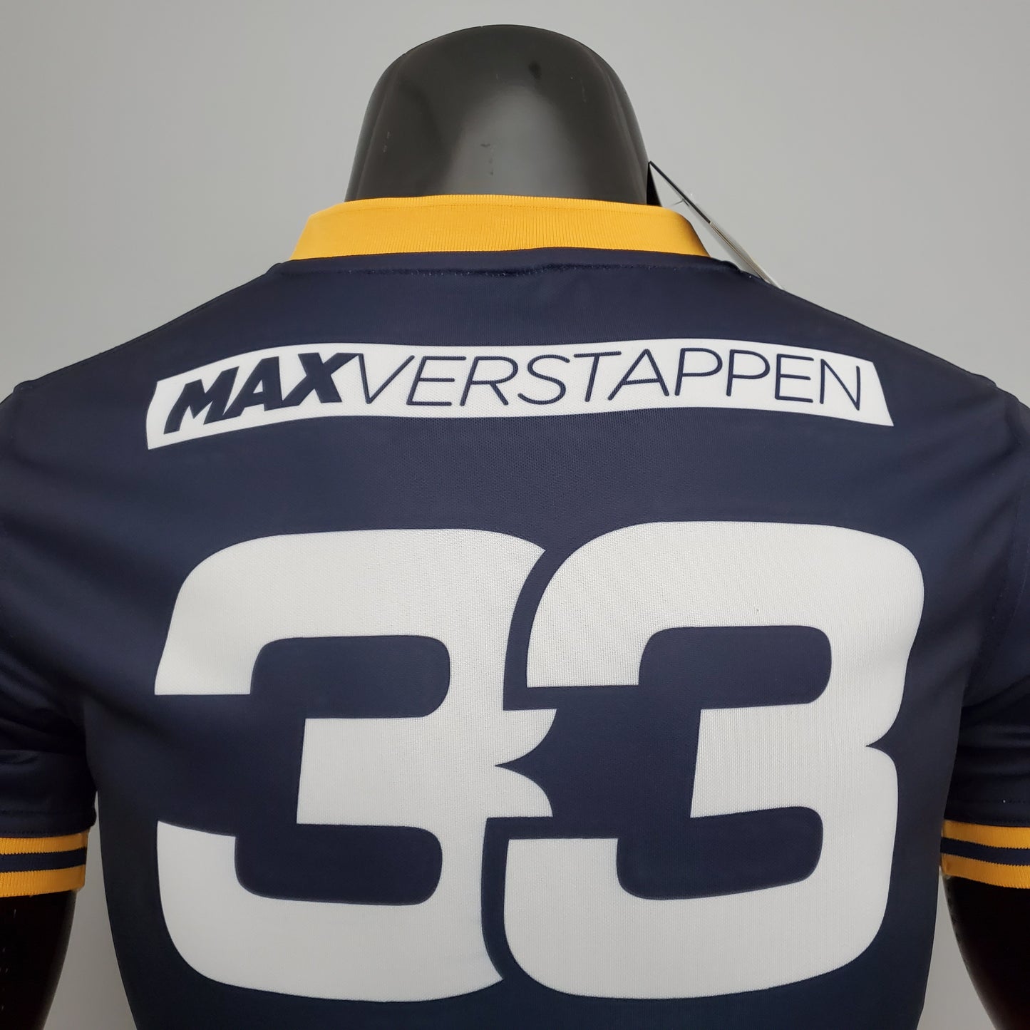 Red Bull Racing F1 2025 Player Fit T-Shirt – Max Verstappen #33 Red Bull | Dark Blue Orange